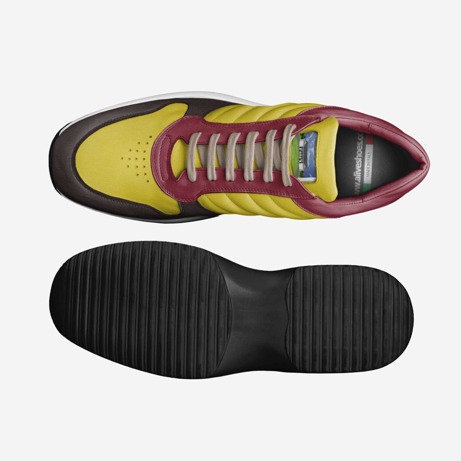 OFF-WHITE custom made in Italy shoes by Oof God77 | Top view
