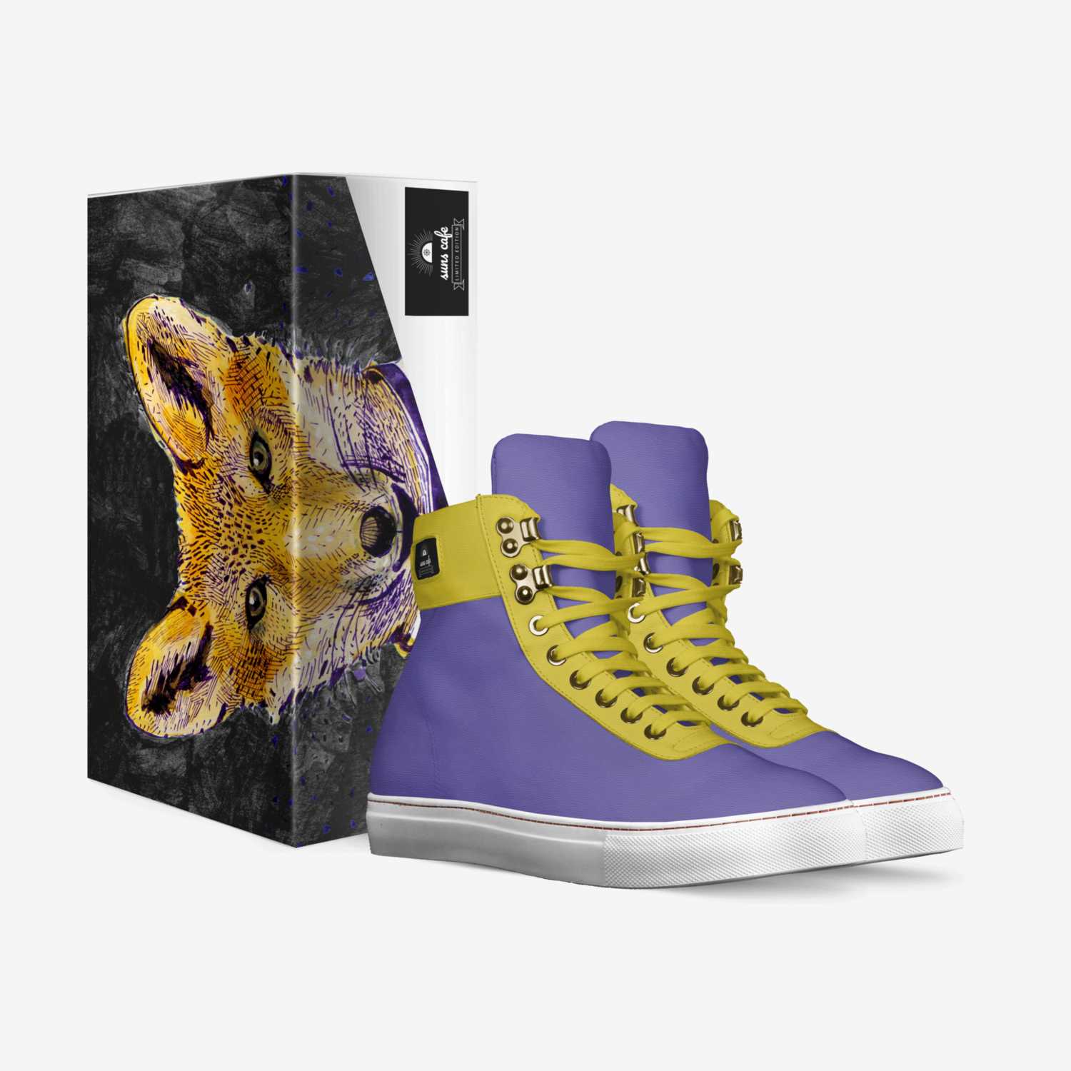 suns cafe custom made in Italy shoes by Alex Hernandez | Box view