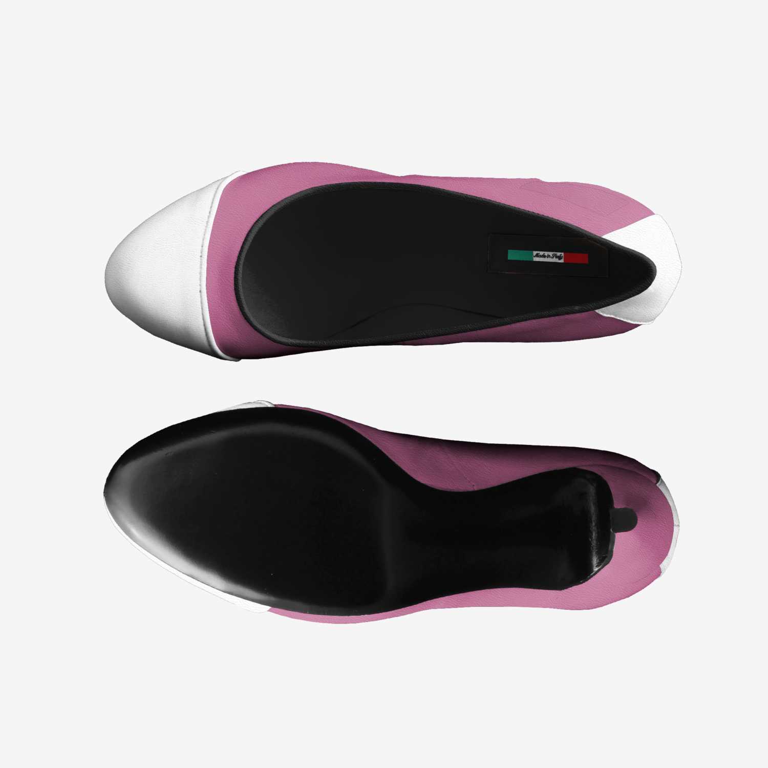 Roxy custom made in Italy shoes by Scott Thomas | Top view