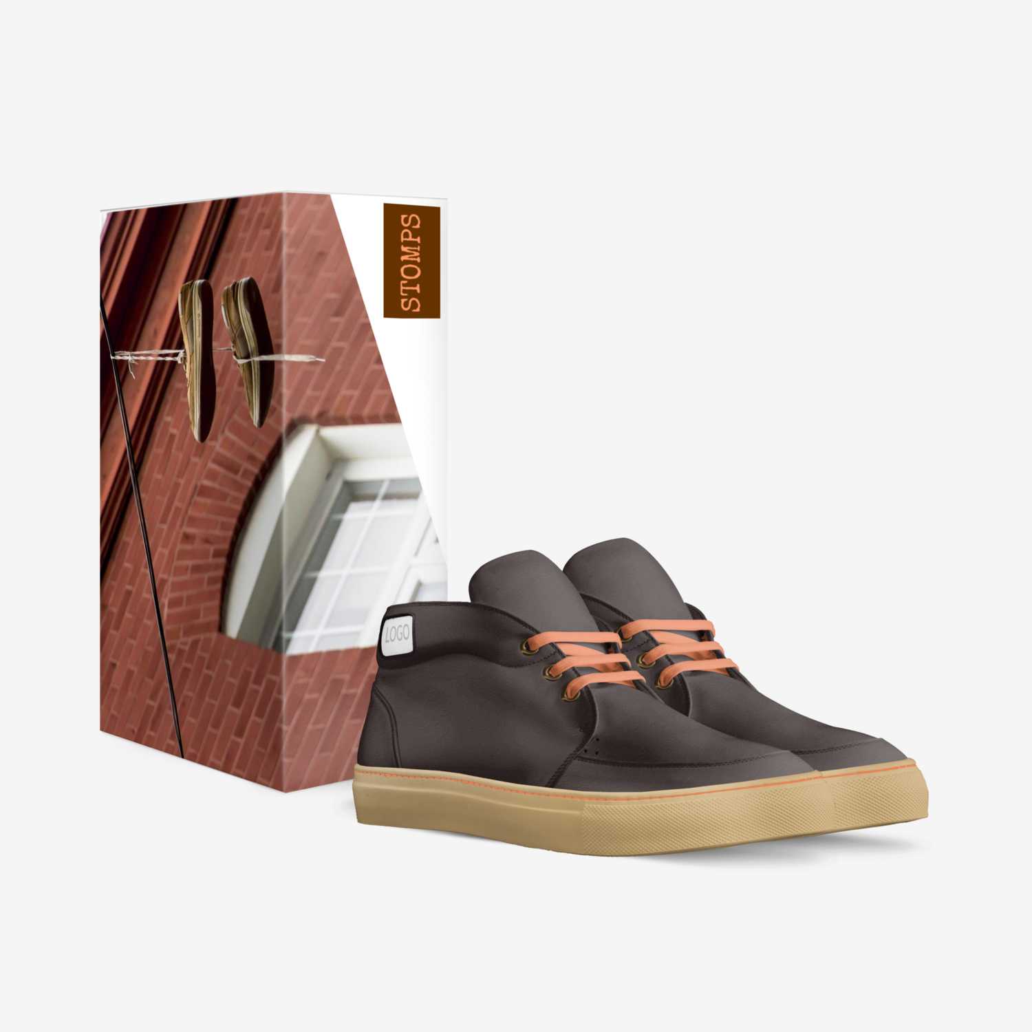 Stomps custom made in Italy shoes by Deanna Cortez | Box view