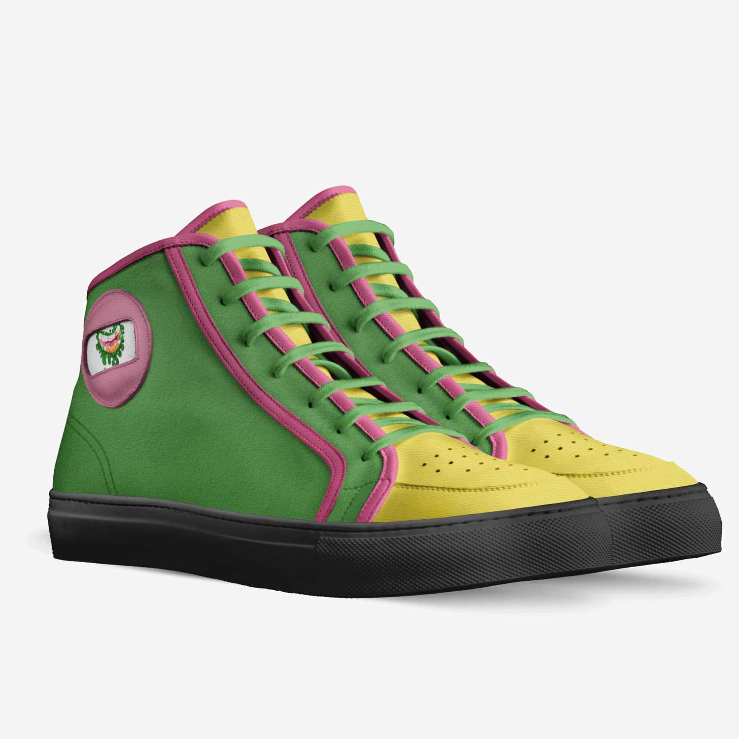 Big fella brand custom made in Italy shoes by Malik Jordan | Double view