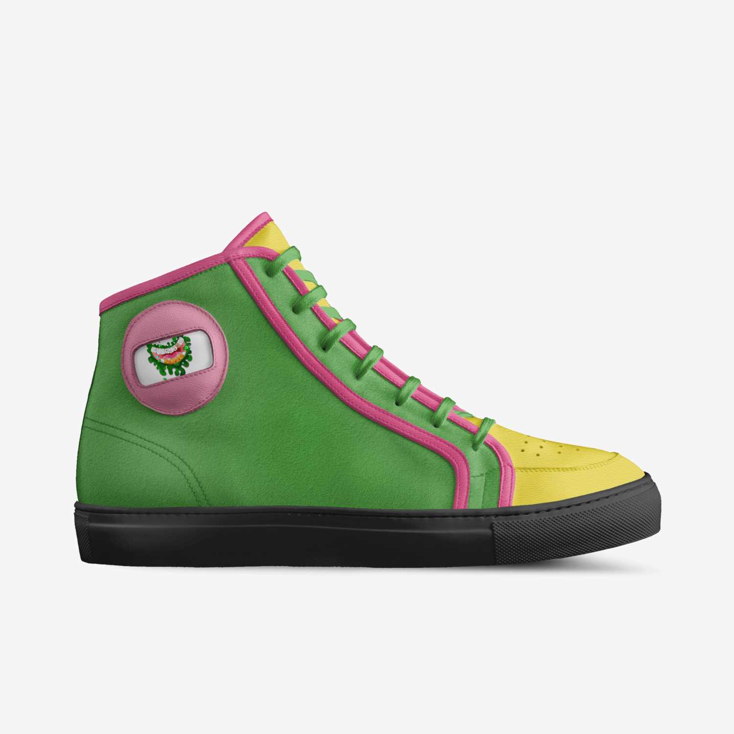 Big fella brand custom made in Italy shoes by Malik Jordan | Side view