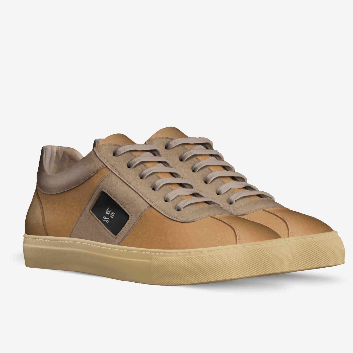 kd 18 custom made in Italy shoes by Lucorey | Double view