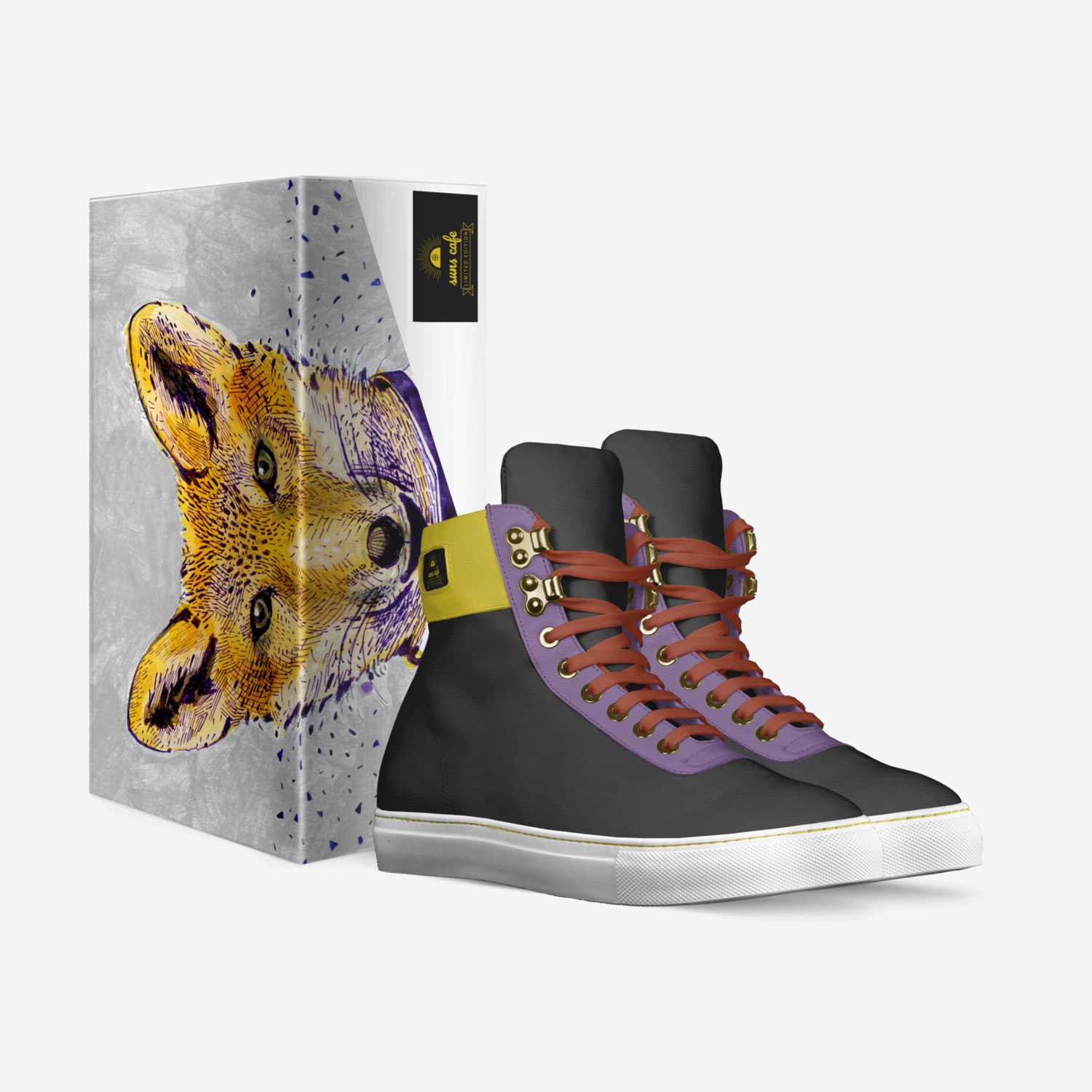 suns cafe custom made in Italy shoes by Alex Hernandez | Box view