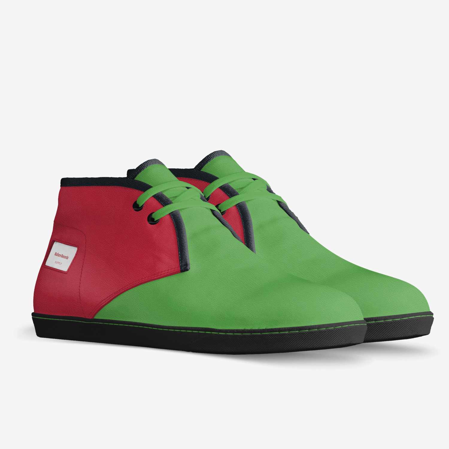 Kufare Records custom made in Italy shoes by Haroun Ramadan | Double view