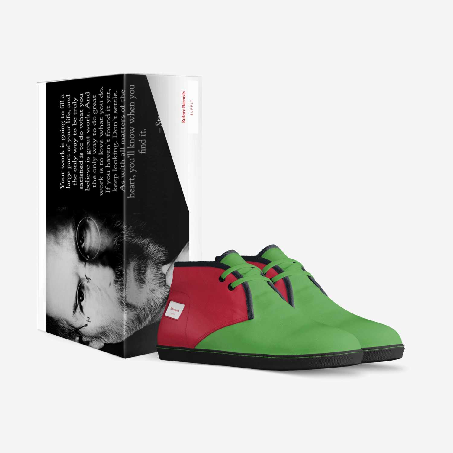Kufare Records custom made in Italy shoes by Haroun Ramadan | Box view