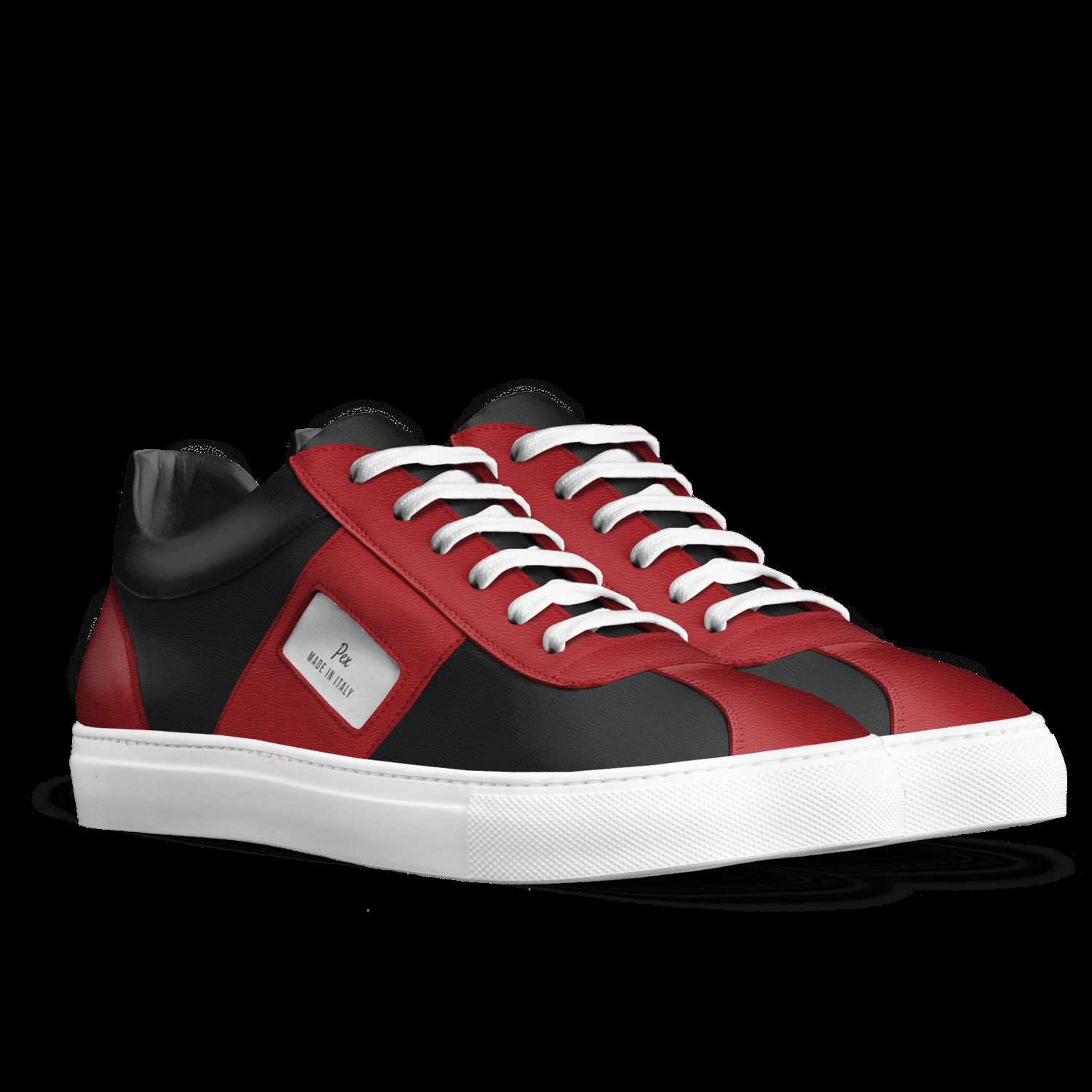 pex white leather shoes