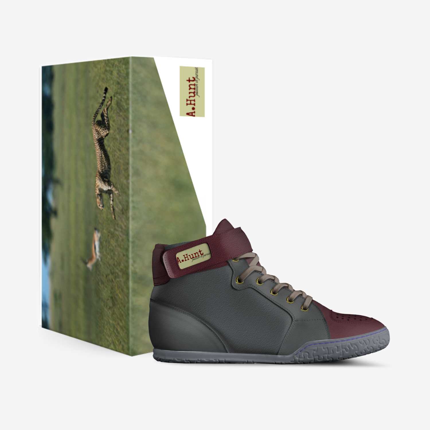 A.Hunt custom made in Italy shoes by Myran Hunter | Box view
