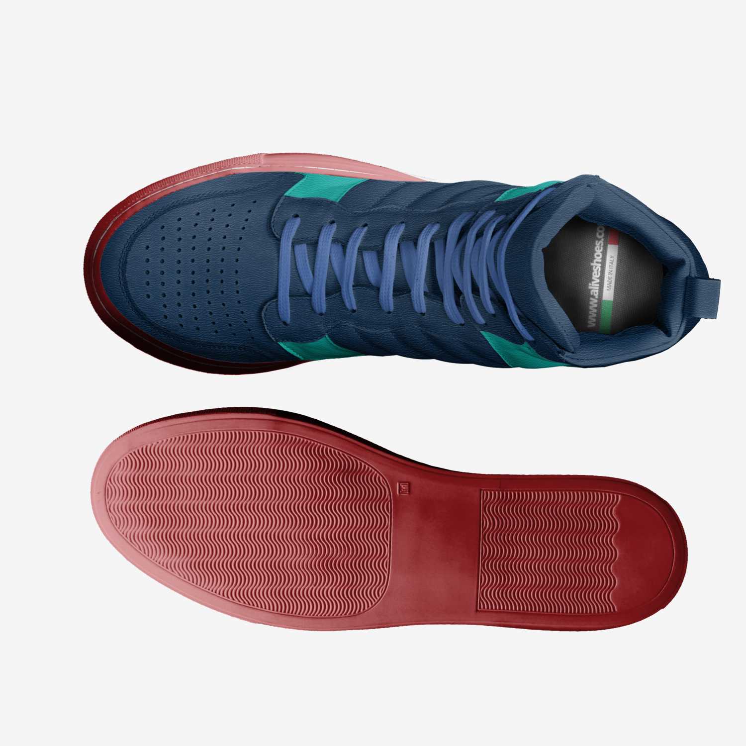 Addidas custom made in Italy shoes by Jon | Top view