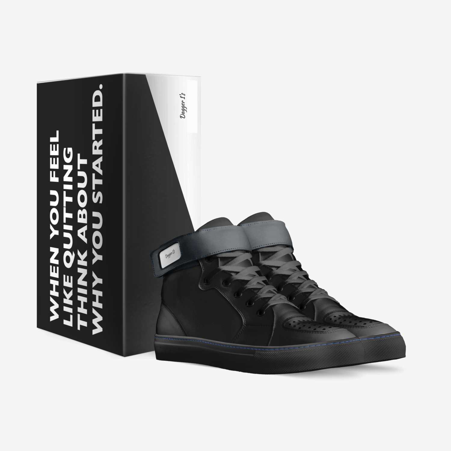 Dagger 1's custom made in Italy shoes by Frank Xie | Box view