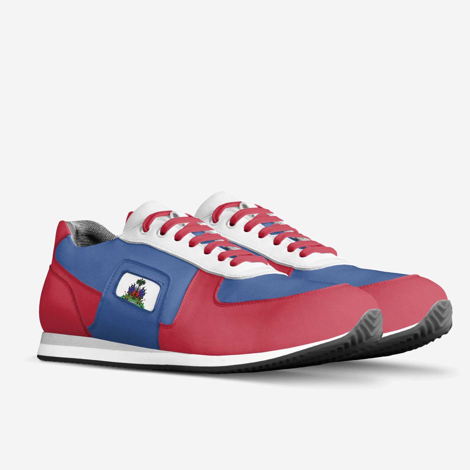 Haitian Pride custom made in Italy shoes by Scott Thomas | Double view