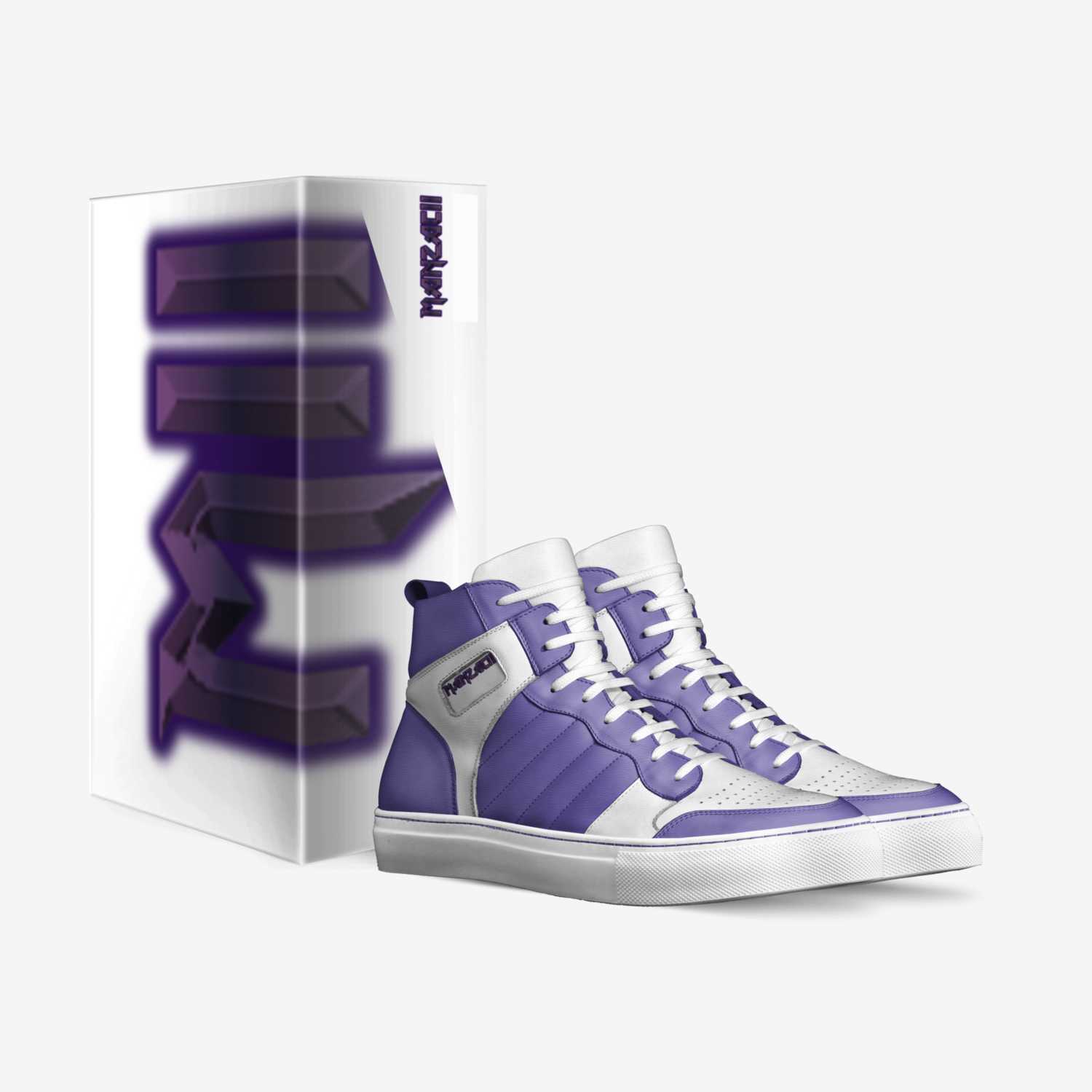 M11 Purple Chrome custom made in Italy shoes by Sime'On Mayfield | Box view