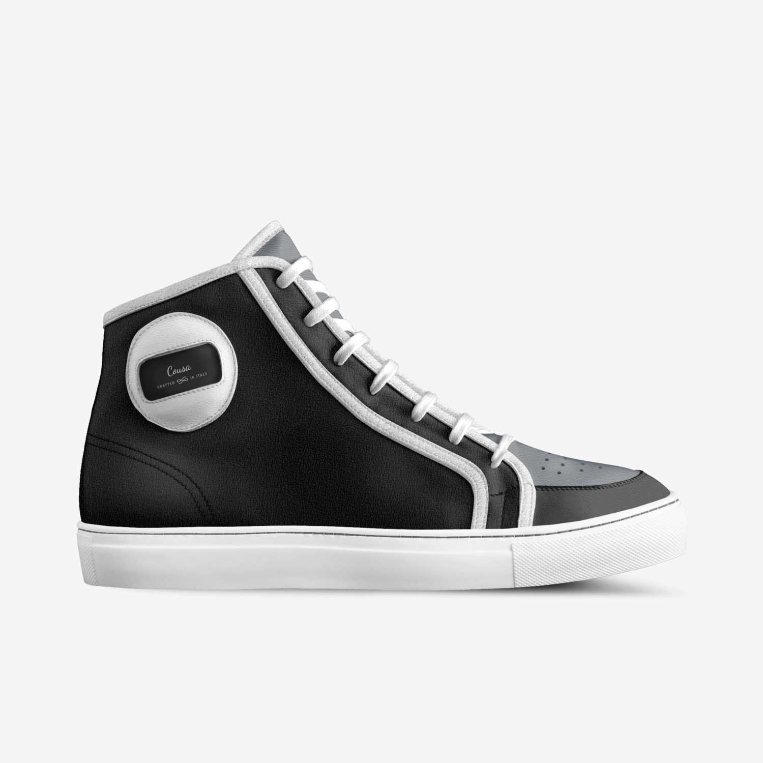 Cousa custom made in Italy shoes by Rashan Hughes | Side view