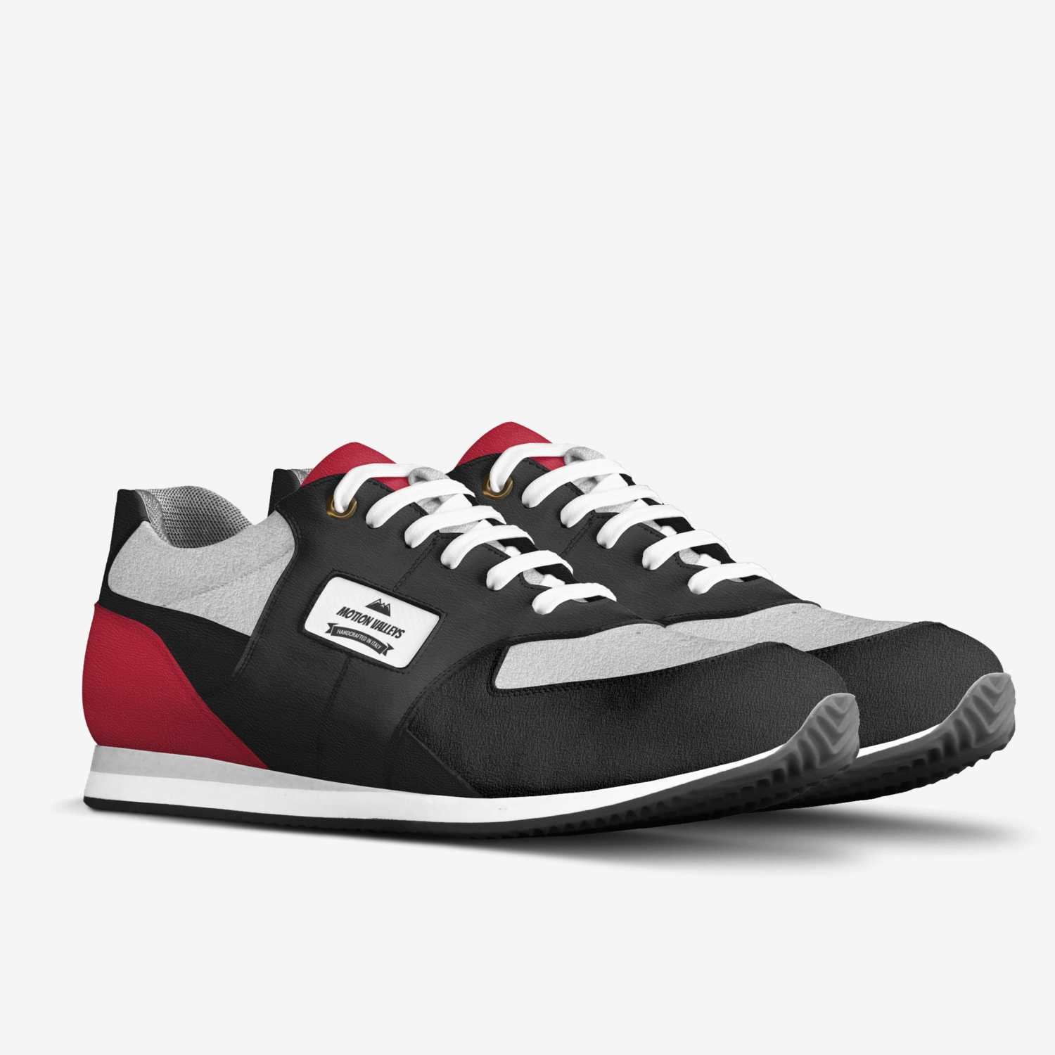Motion Valleys custom made in Italy shoes by Farrod Wilch | Double view