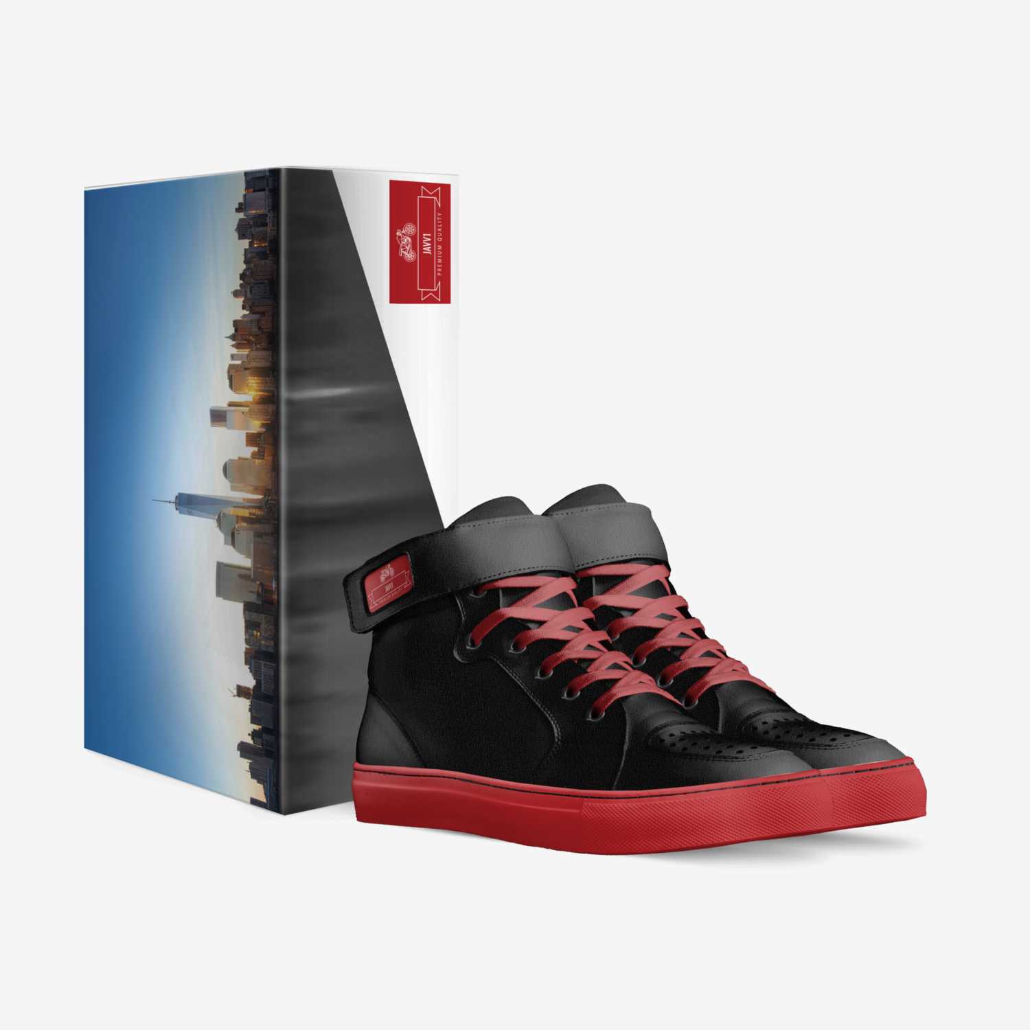 Javv1 custom made in Italy shoes by Jaheim Dean | Box view