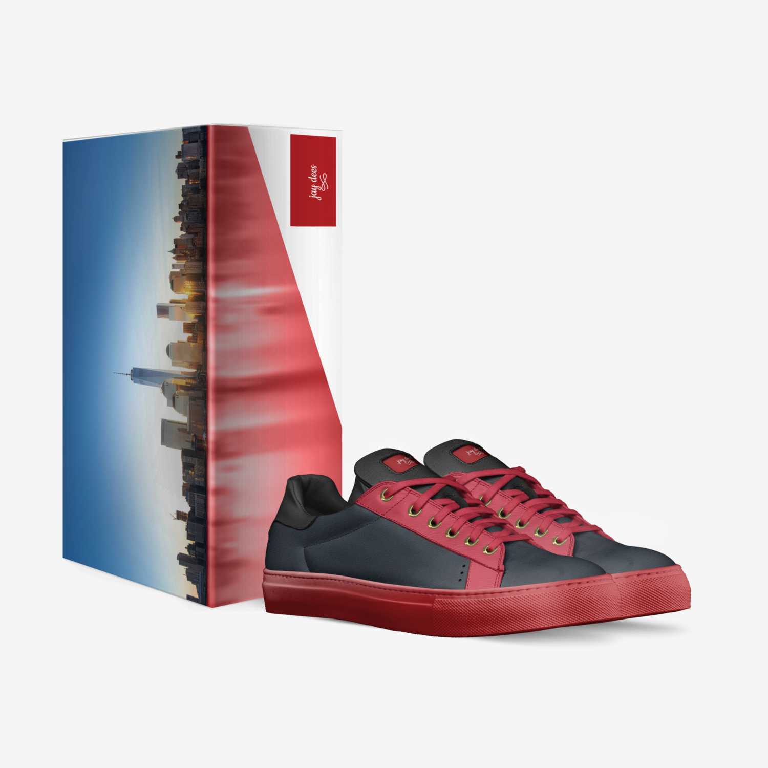 jay dees custom made in Italy shoes by Jontrell Davis | Box view