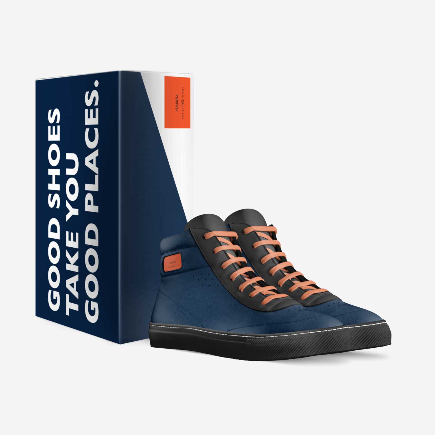 crossers custom made in Italy shoes by Crossmerritt | Box view