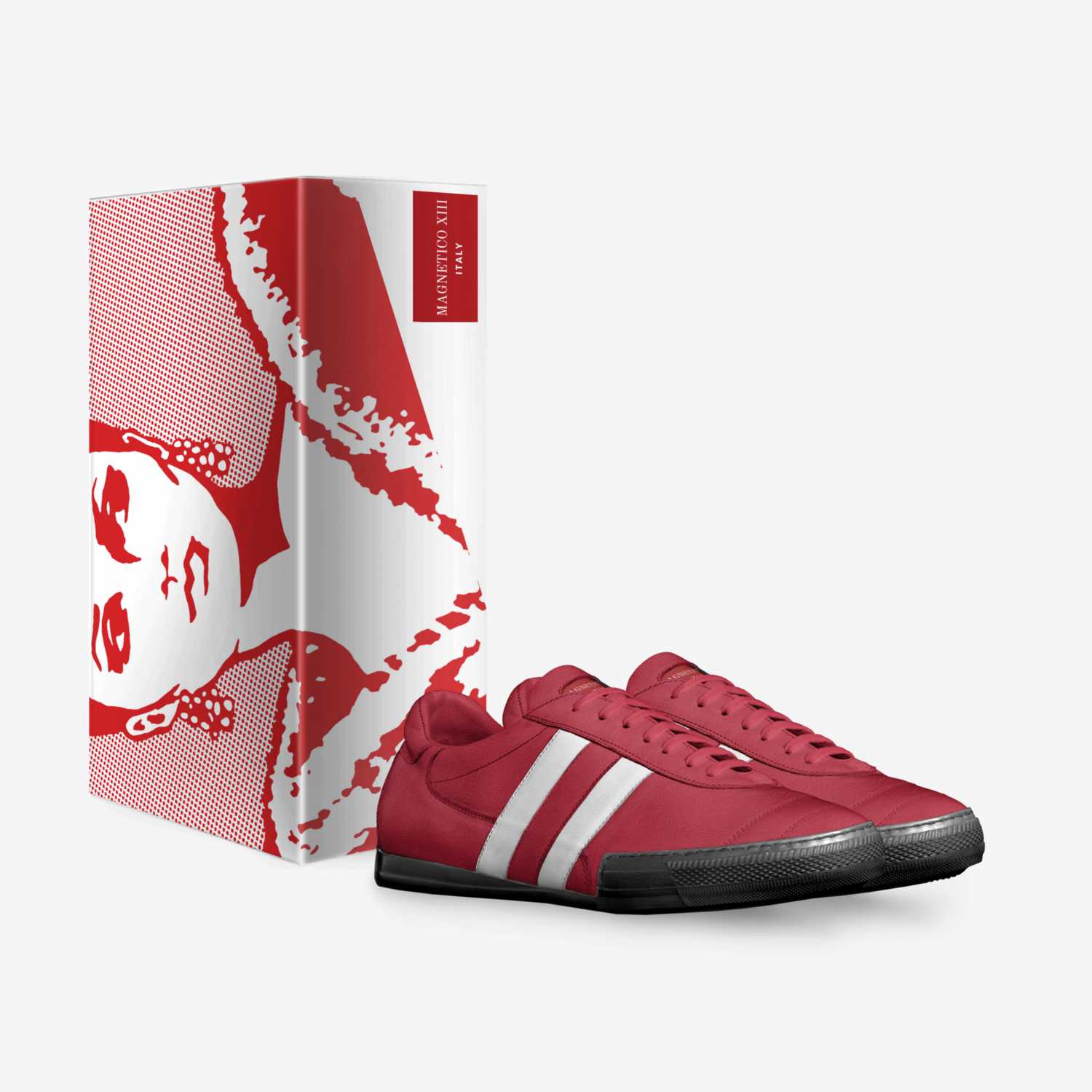 MAGNETICO XIII DEN custom made in Italy shoes by Jesús Sandoval | Box view