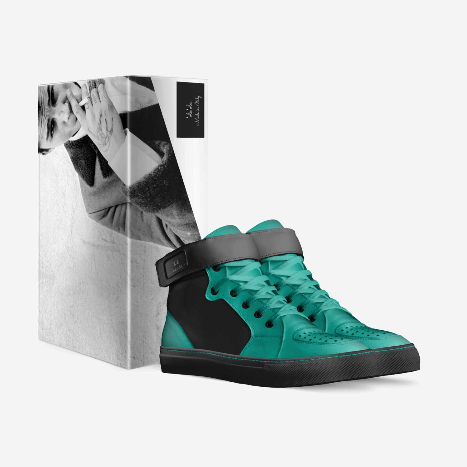 ʻoluʻolu custom made in Italy shoes by Samantha | Box view