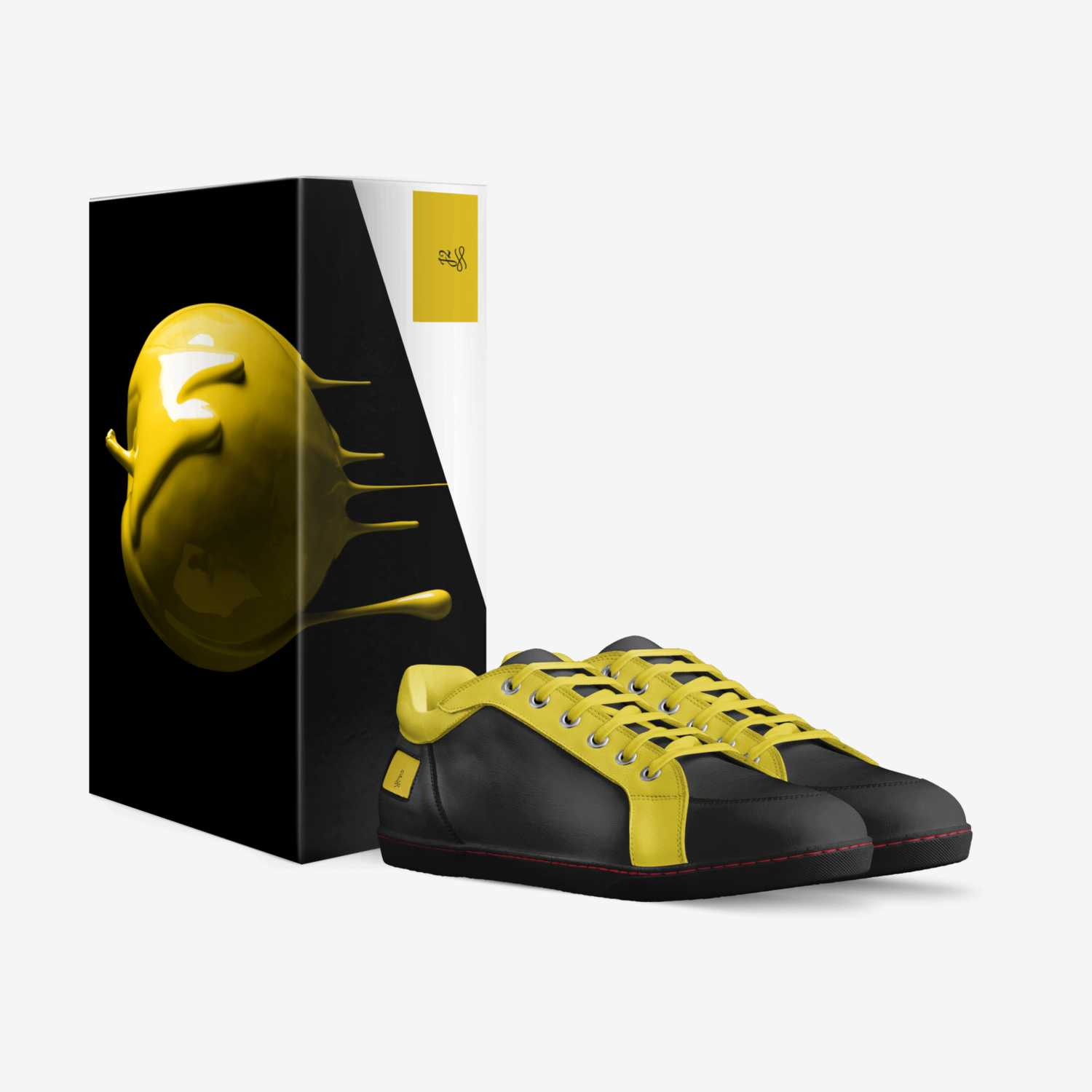 J2 custom made in Italy shoes by Jontrell Davis | Box view