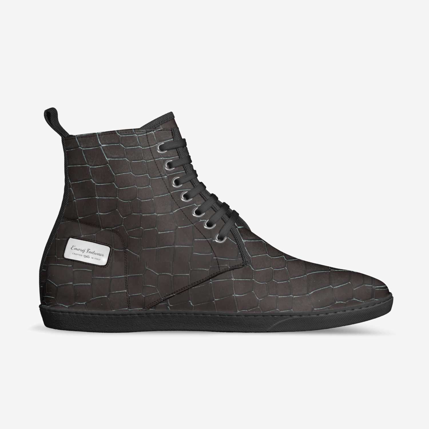E'morej Footwear custom made in Italy shoes by Lateef Williams | Side view