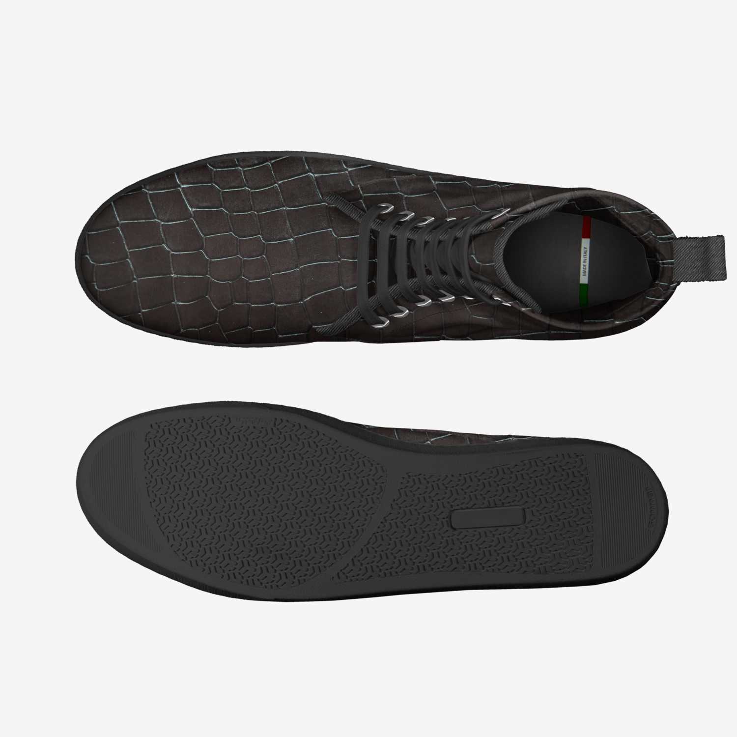 E'morej Footwear custom made in Italy shoes by Lateef Williams | Top view