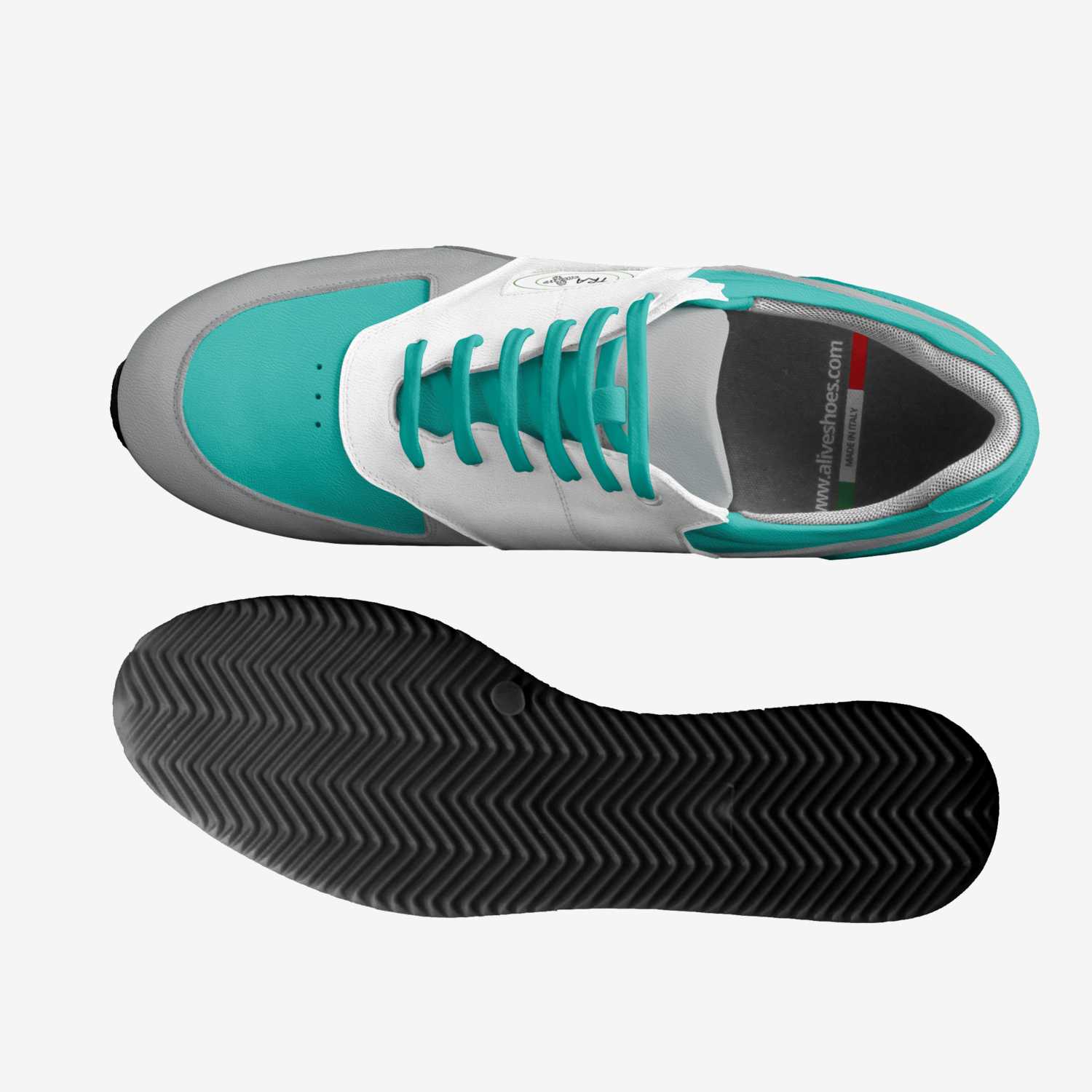 Trax custom made in Italy shoes by Yang | Top view