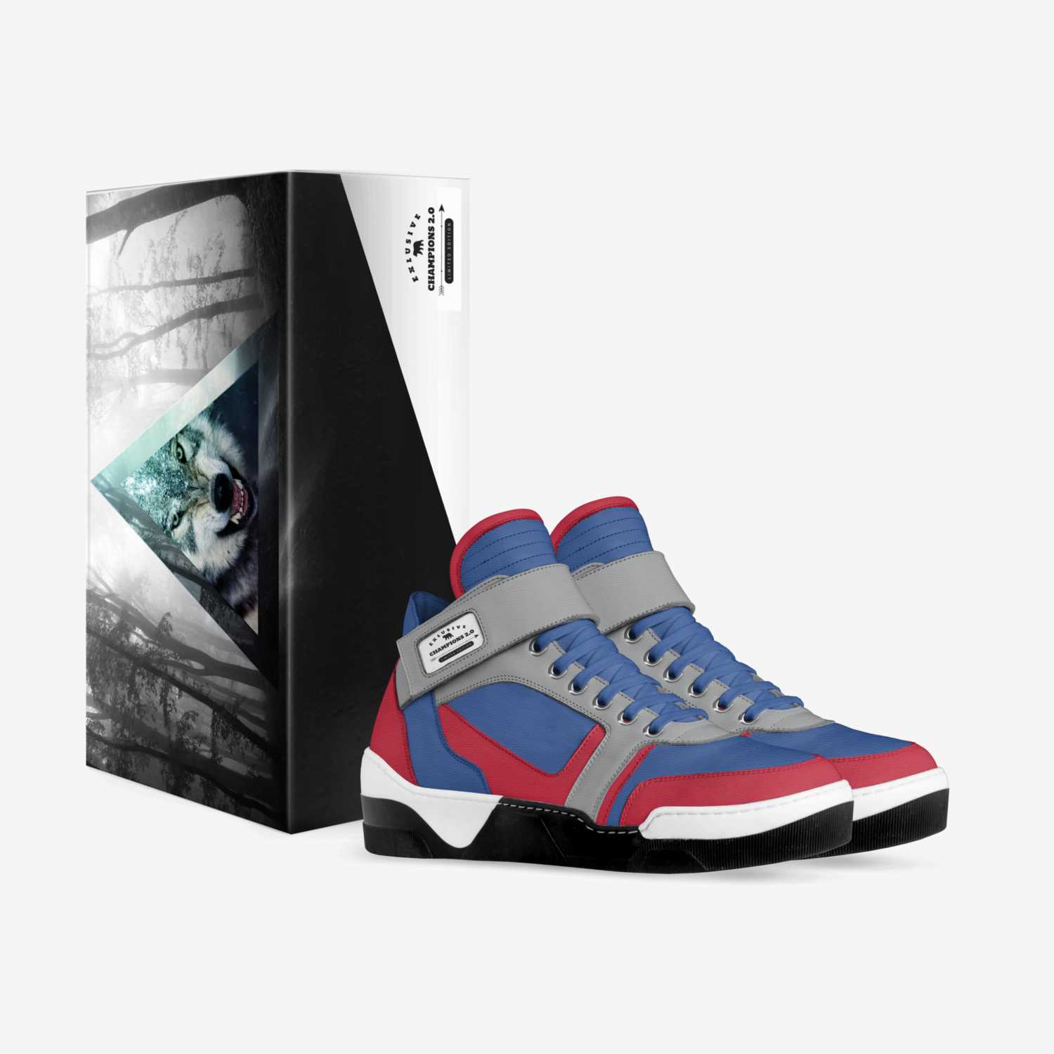 Champions 2.0 custom made in Italy shoes by Connorfg | Box view