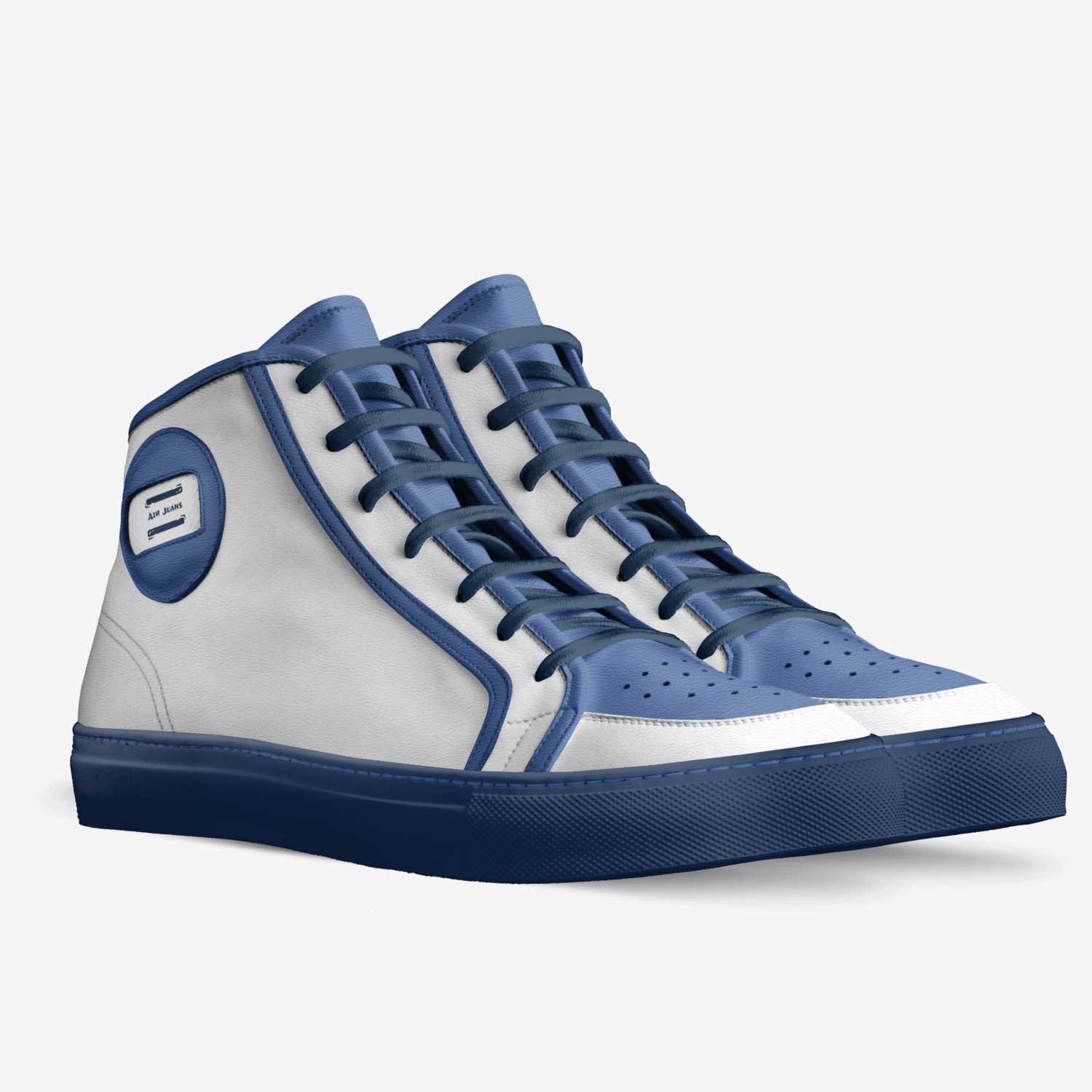 Air Juans 1.7 custom made in Italy shoes by John Wallman | Double view
