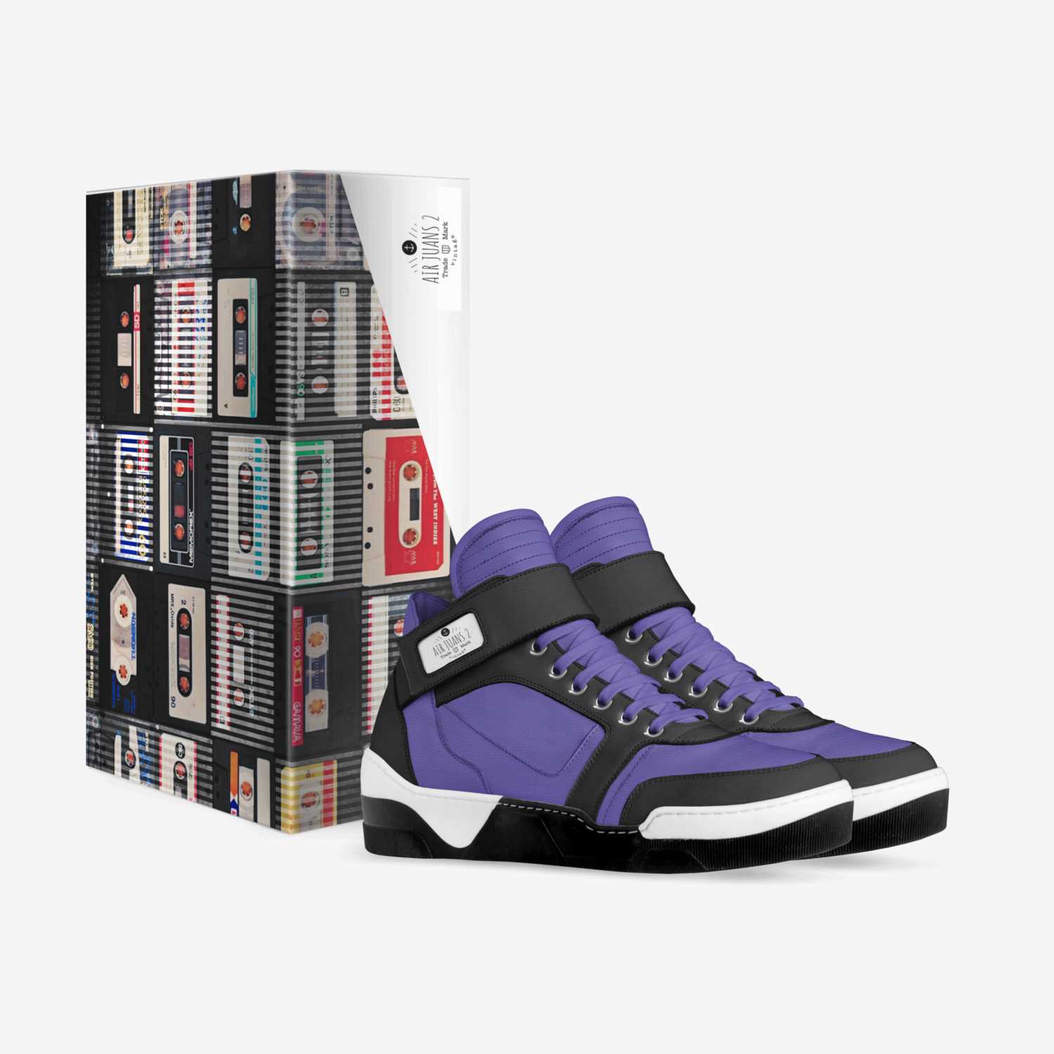 Air Juans 2 custom made in Italy shoes by John Wallman | Box view