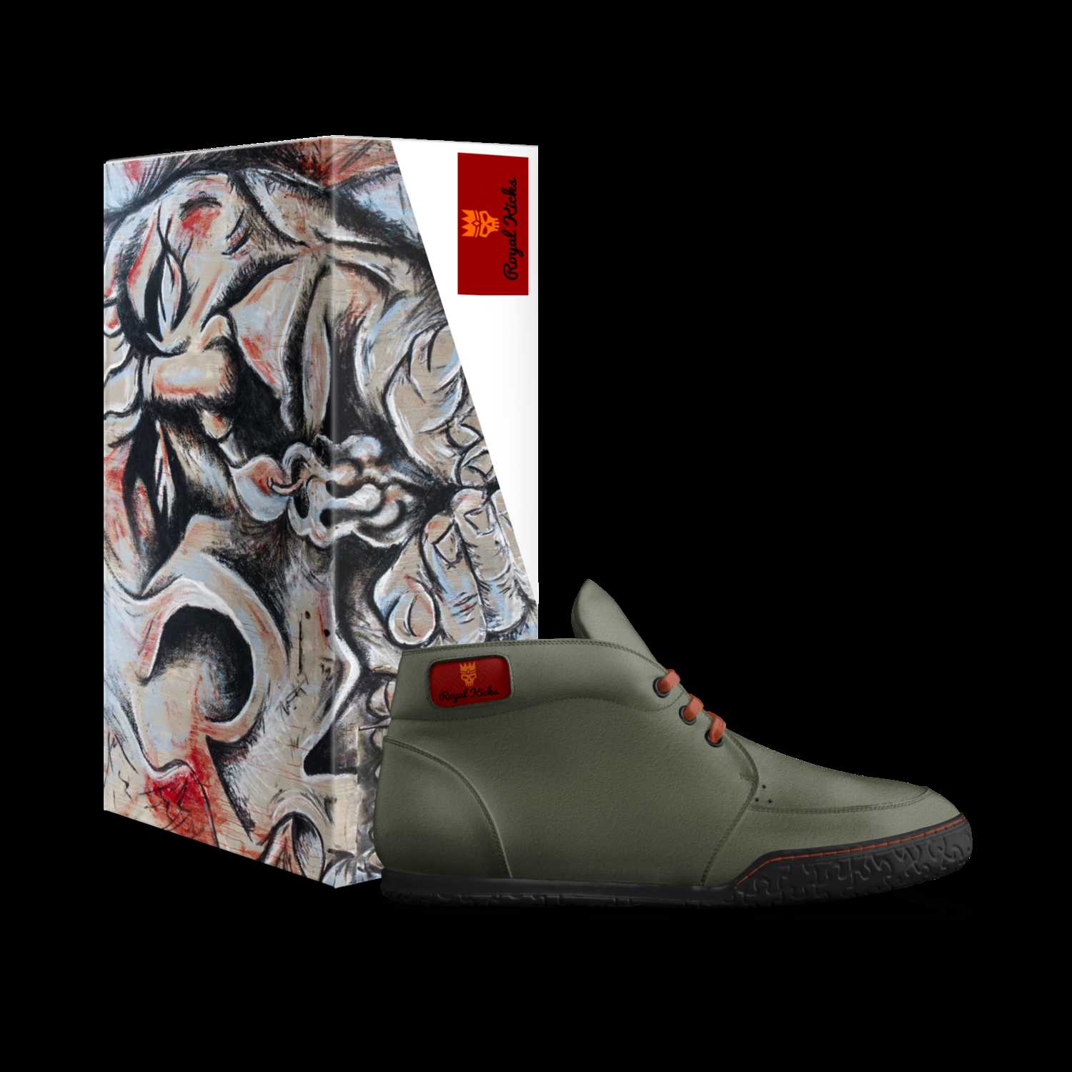 Royal Kicks A Custom Shoe concept by Shelique Dalton