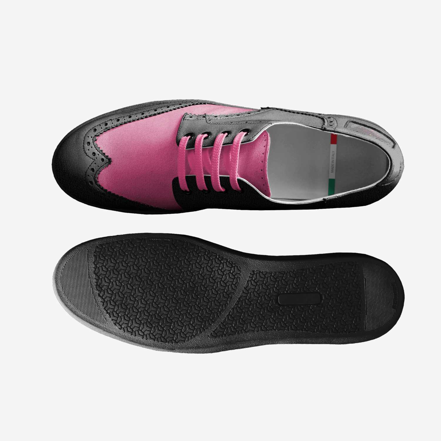 Janell custom made in Italy shoes by Chelsere Johnson | Top view
