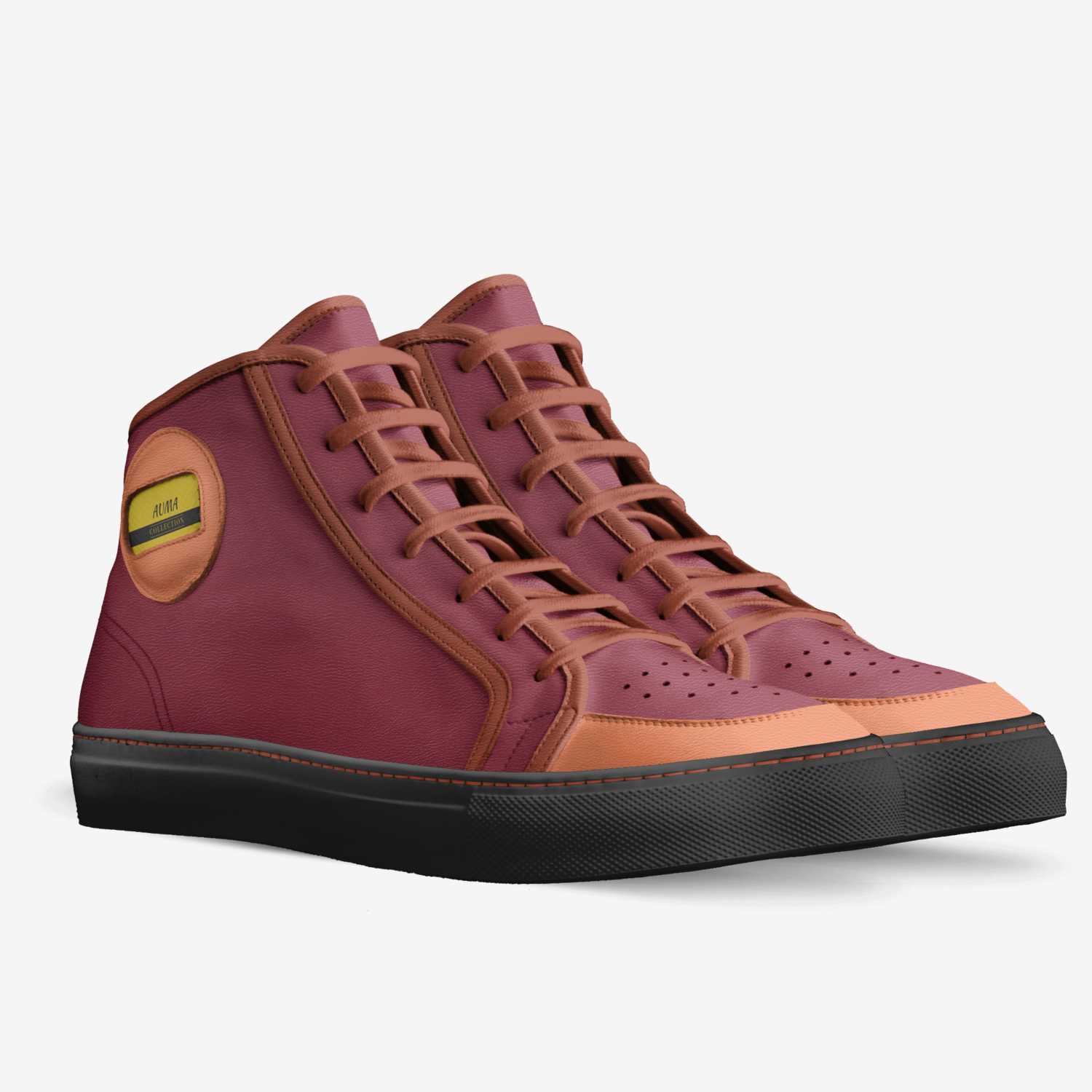 kofi custom made in Italy shoes by Lia | Double view