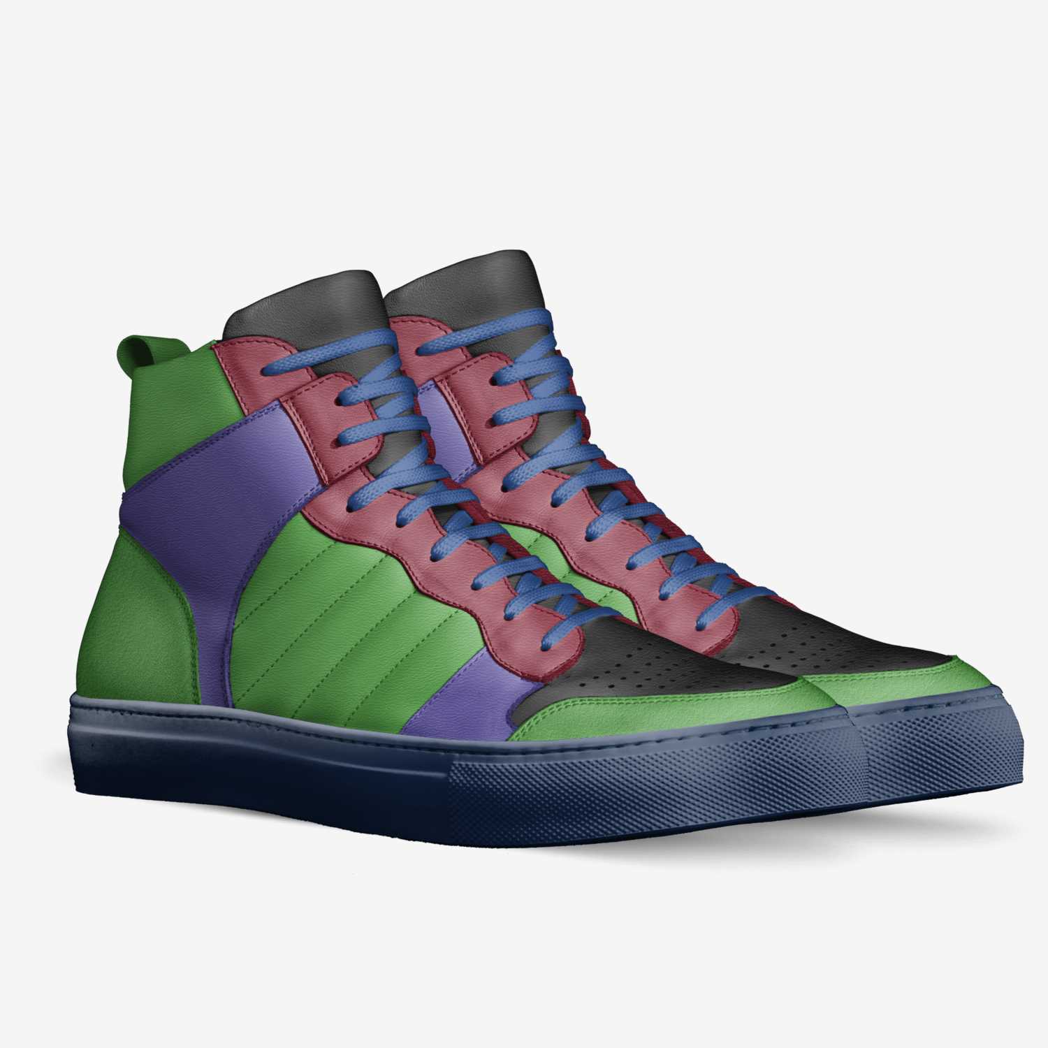 Cash money custom made in Italy shoes by Jeff Jon | Double view