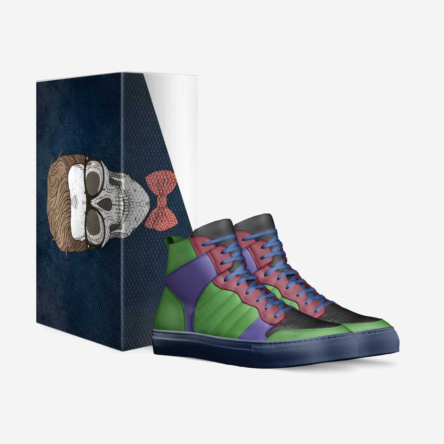 Cash money custom made in Italy shoes by Jeff Jon | Box view