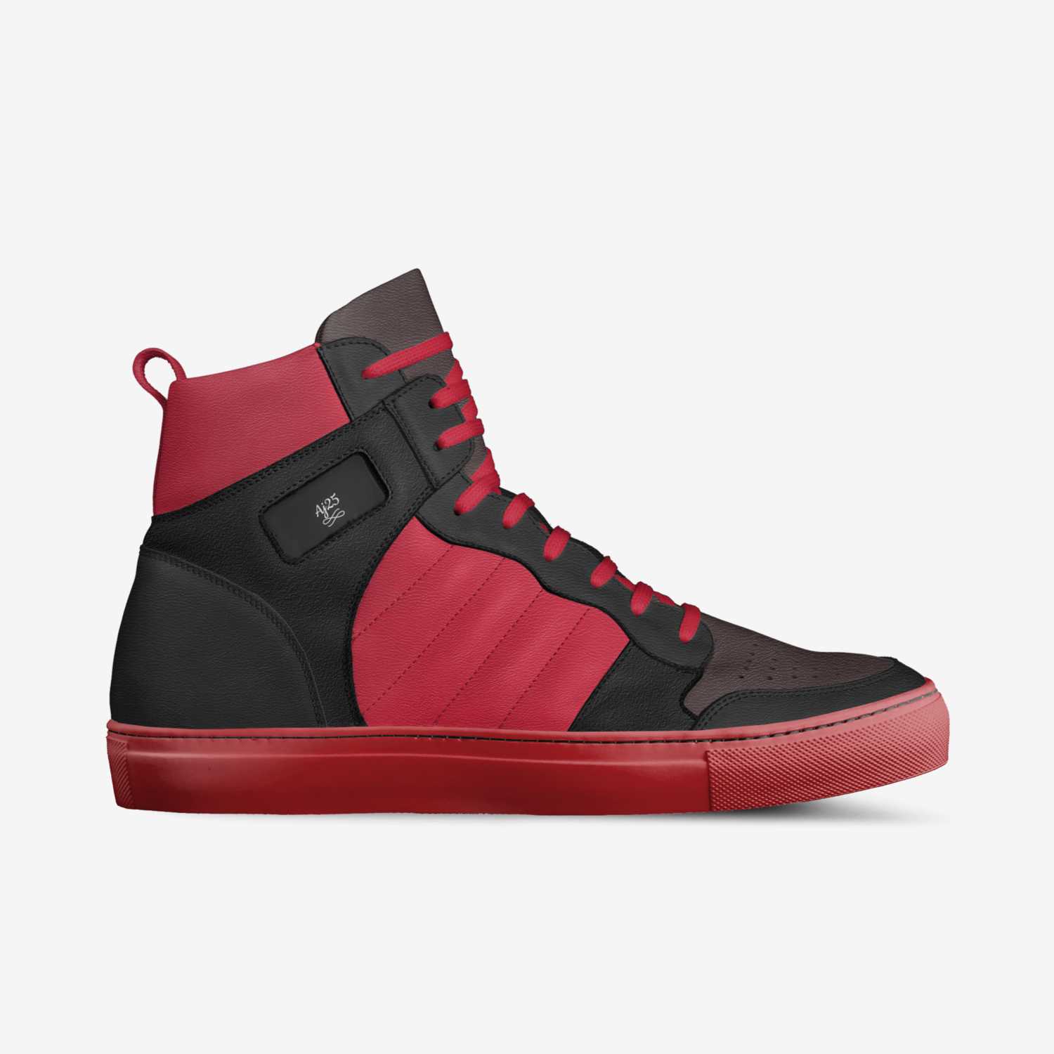 Aj25 custom made in Italy shoes by Anthony Johnson | Side view