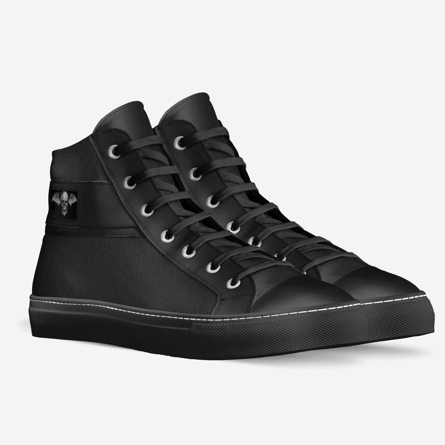 Custom A7X custom made in Italy shoes by Ahmad Zafri Zaryme | Double view