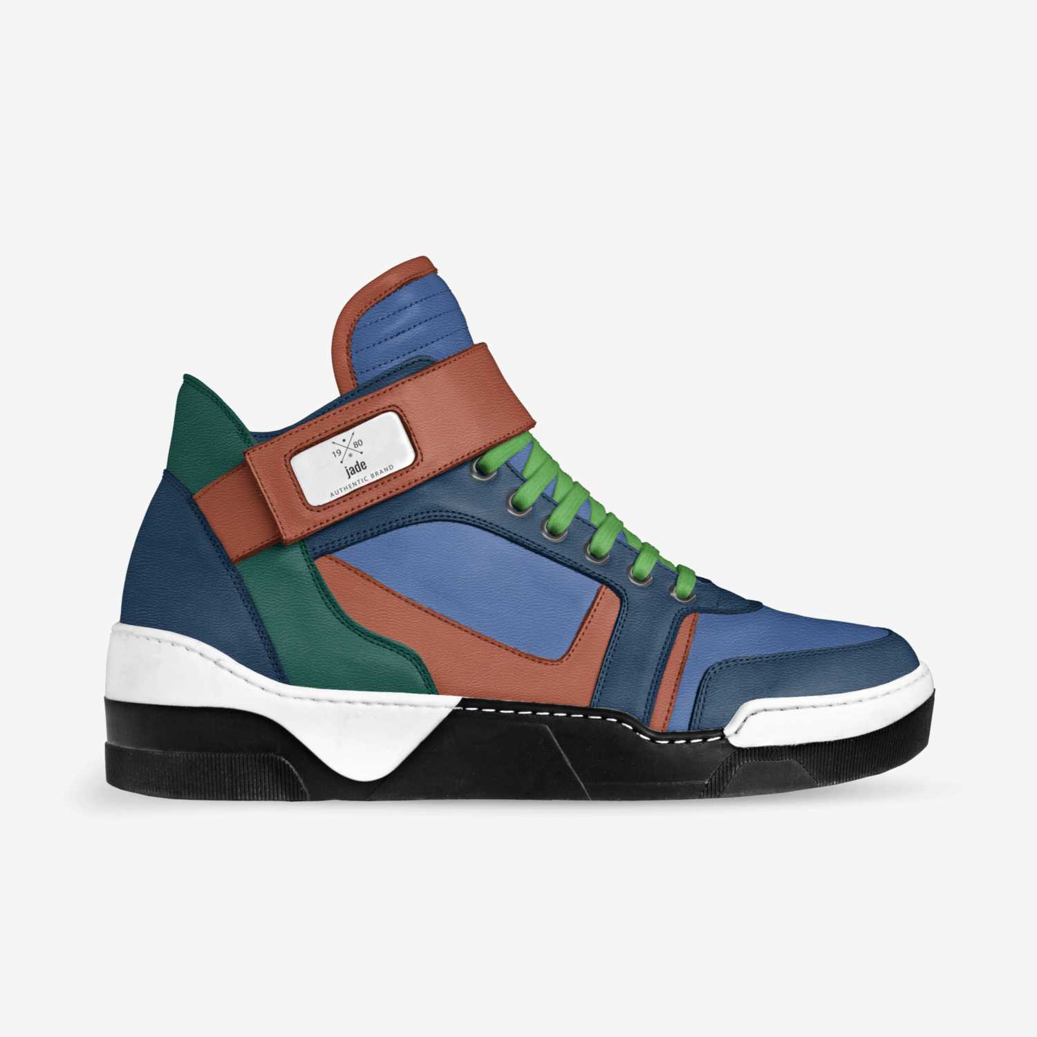jade custom made in Italy shoes by Matt | Side view