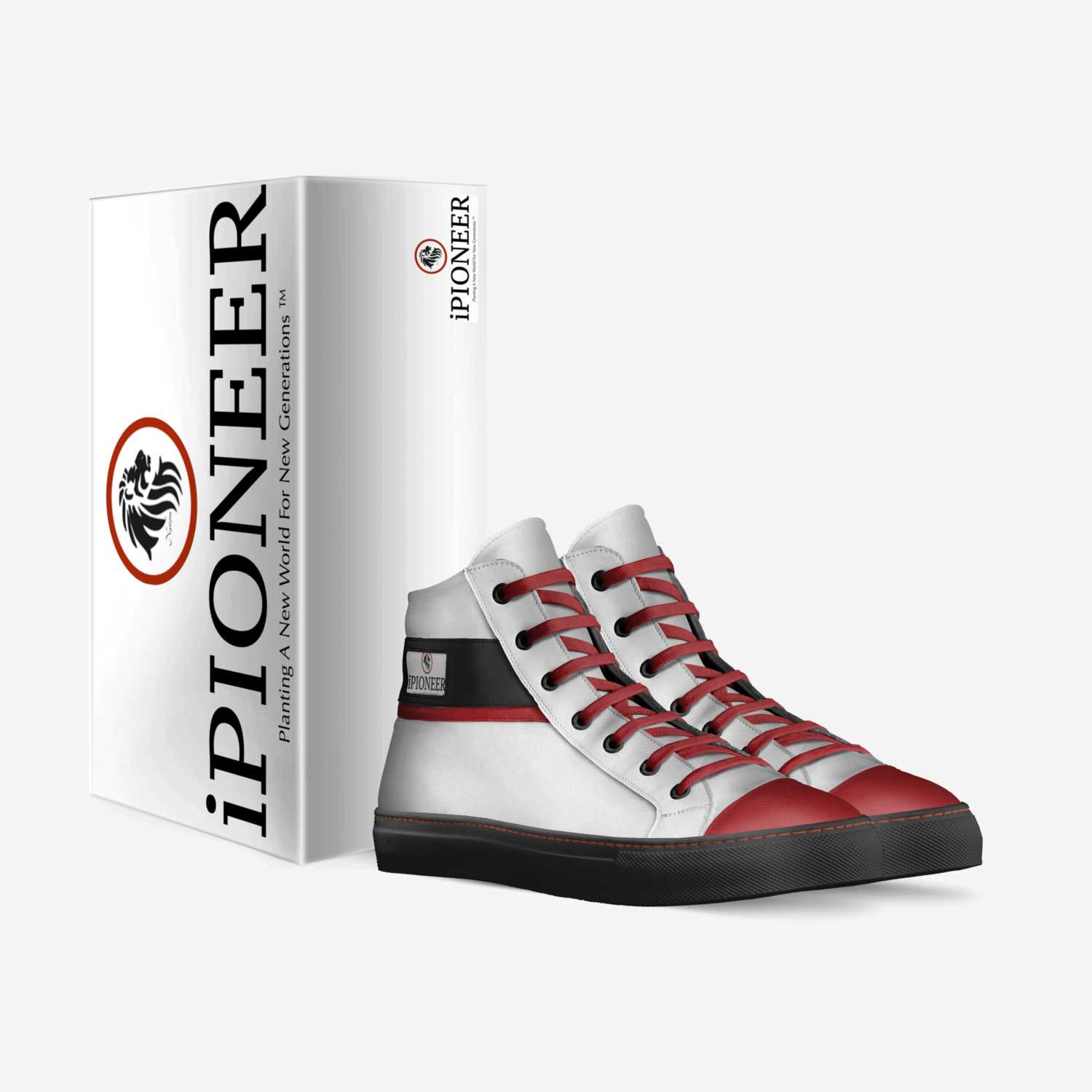 iPioneerHighBoot custom made in Italy shoes by Marlon D. Hester Sr. | Box view