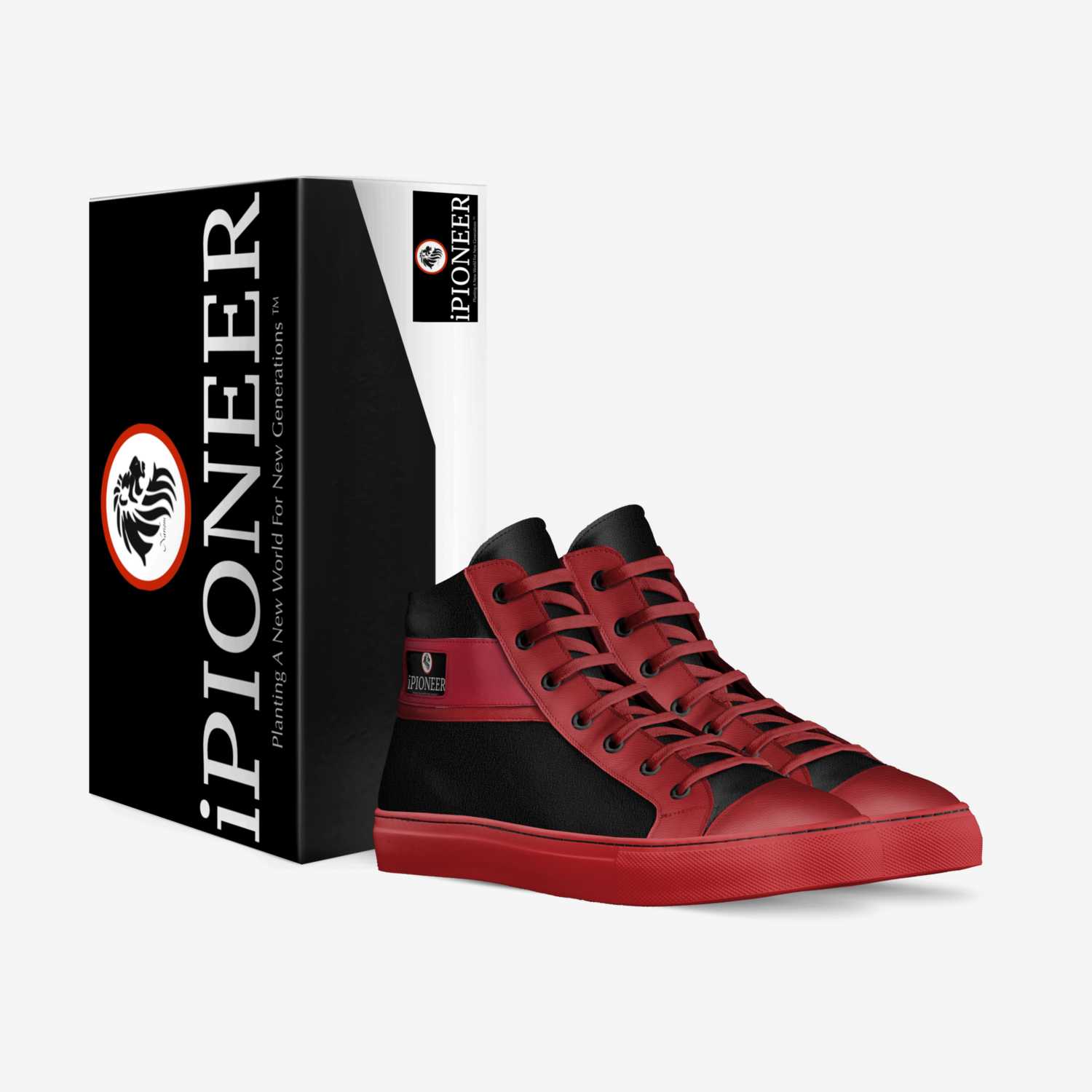 iPioneerReverse custom made in Italy shoes by Marlon D. Hester Sr. | Box view