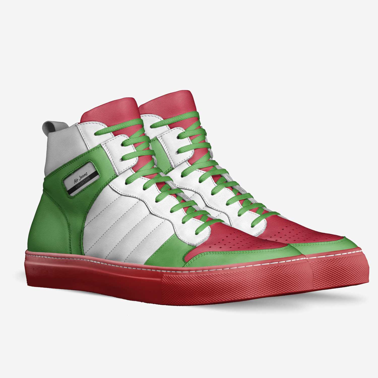 Air Juans custom made in Italy shoes by John Wallman | Double view
