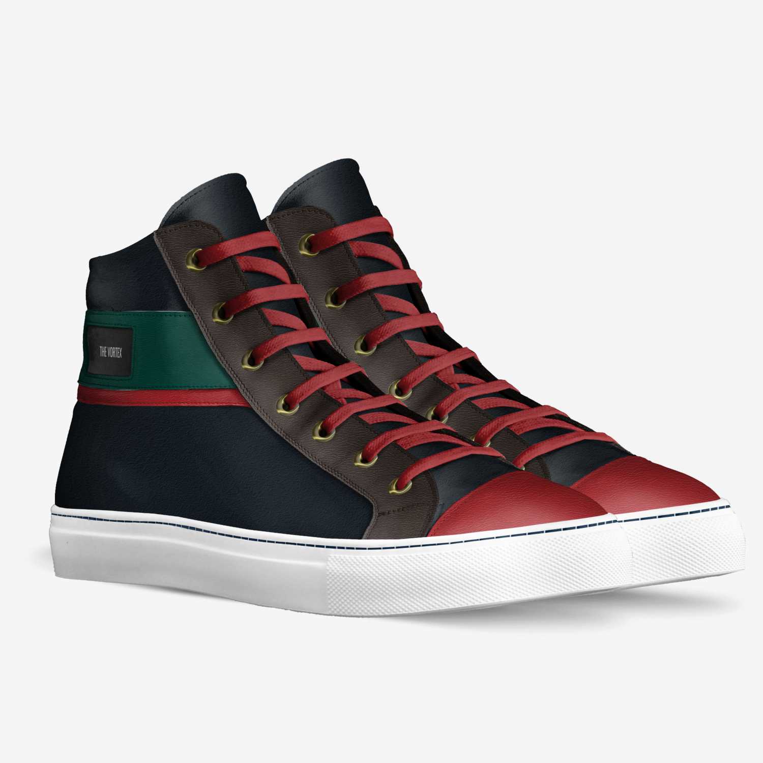 The Vortex custom made in Italy shoes by Melanie Walsh | Double view