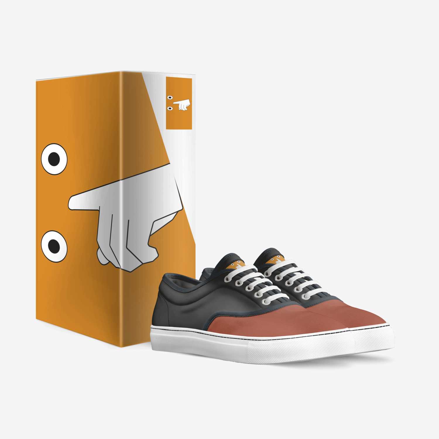 Sneake custom made in Italy shoes by Thomas Desmet | Box view