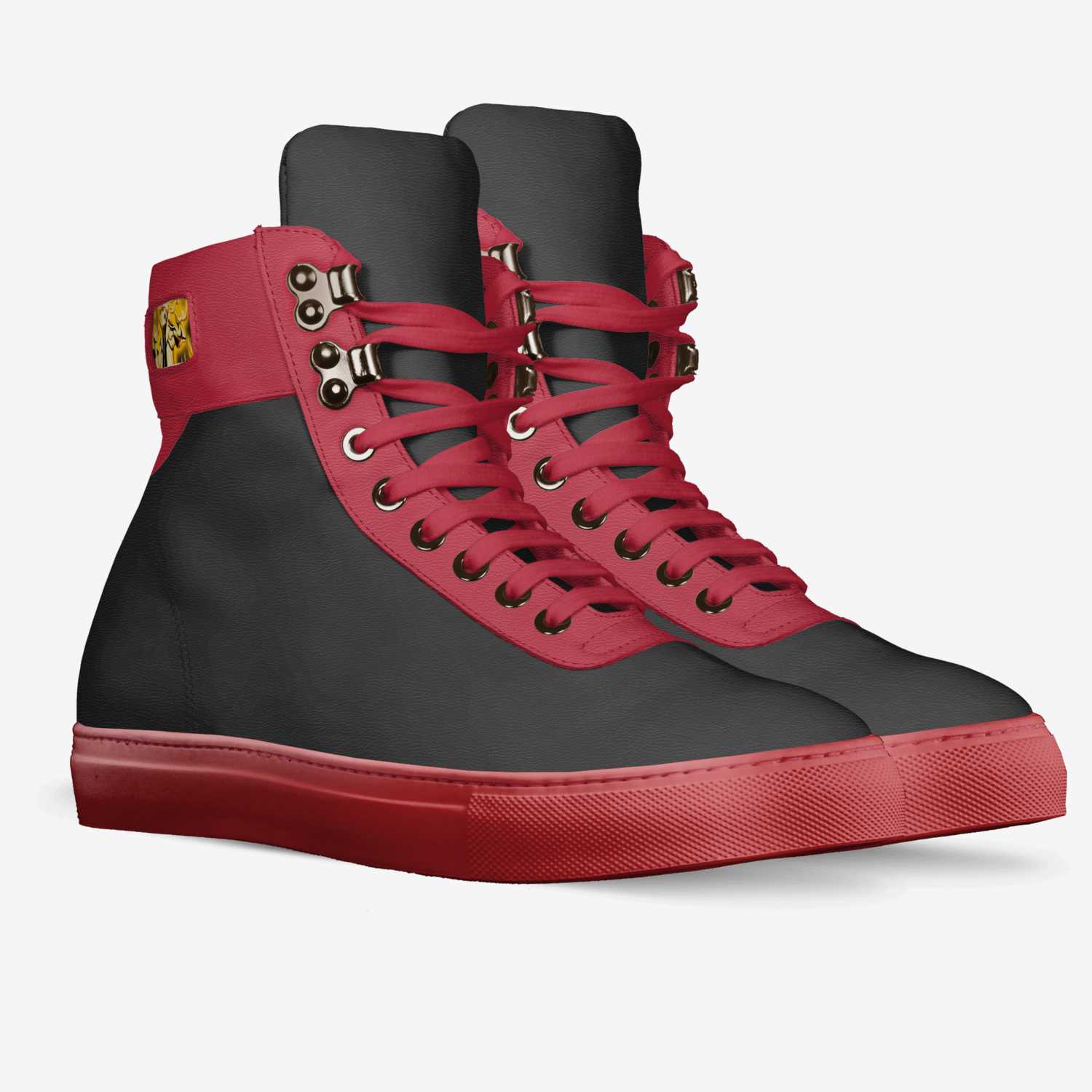 Naruto custom made in Italy shoes by Edgar Samano | Double view