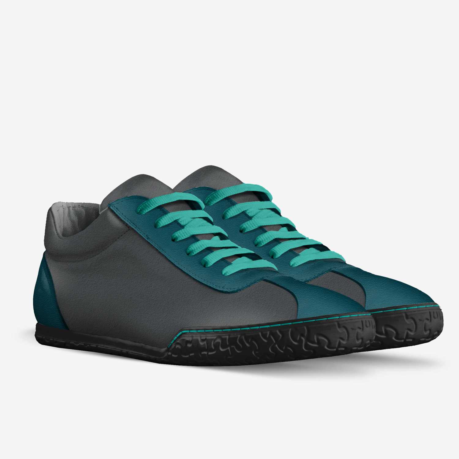 AO custom made in Italy shoes by Lien vandeweghe | Double view
