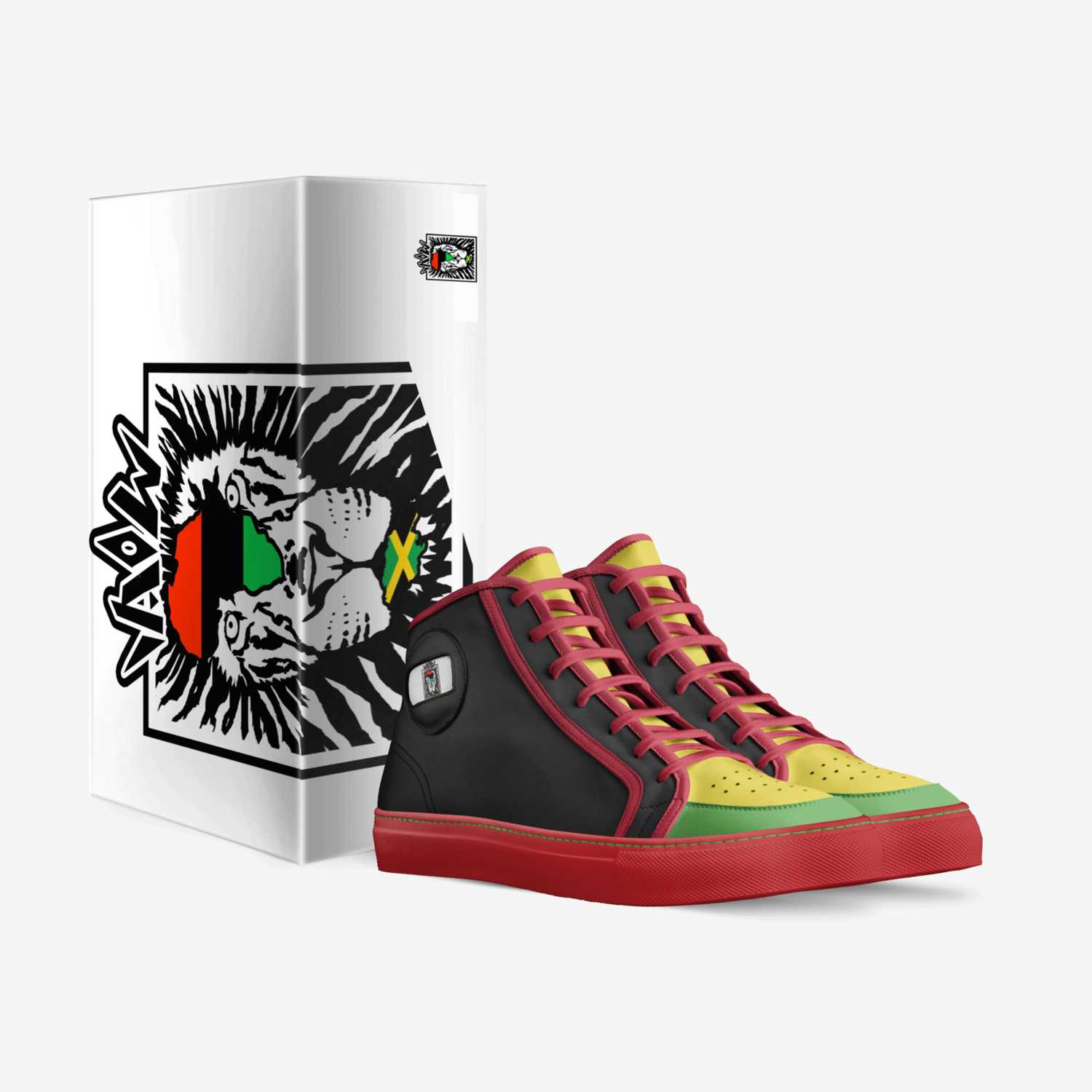 ADUBS RASTA custom made in Italy shoes by Adrian Willis | Box view