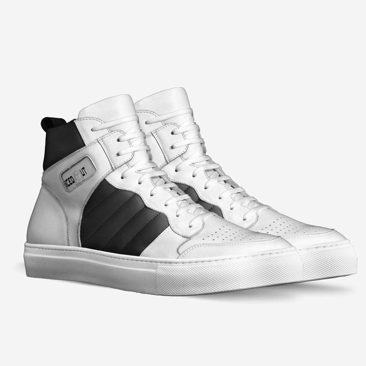 Iced Out custom made in Italy shoes by Dante Mitchell | Double view