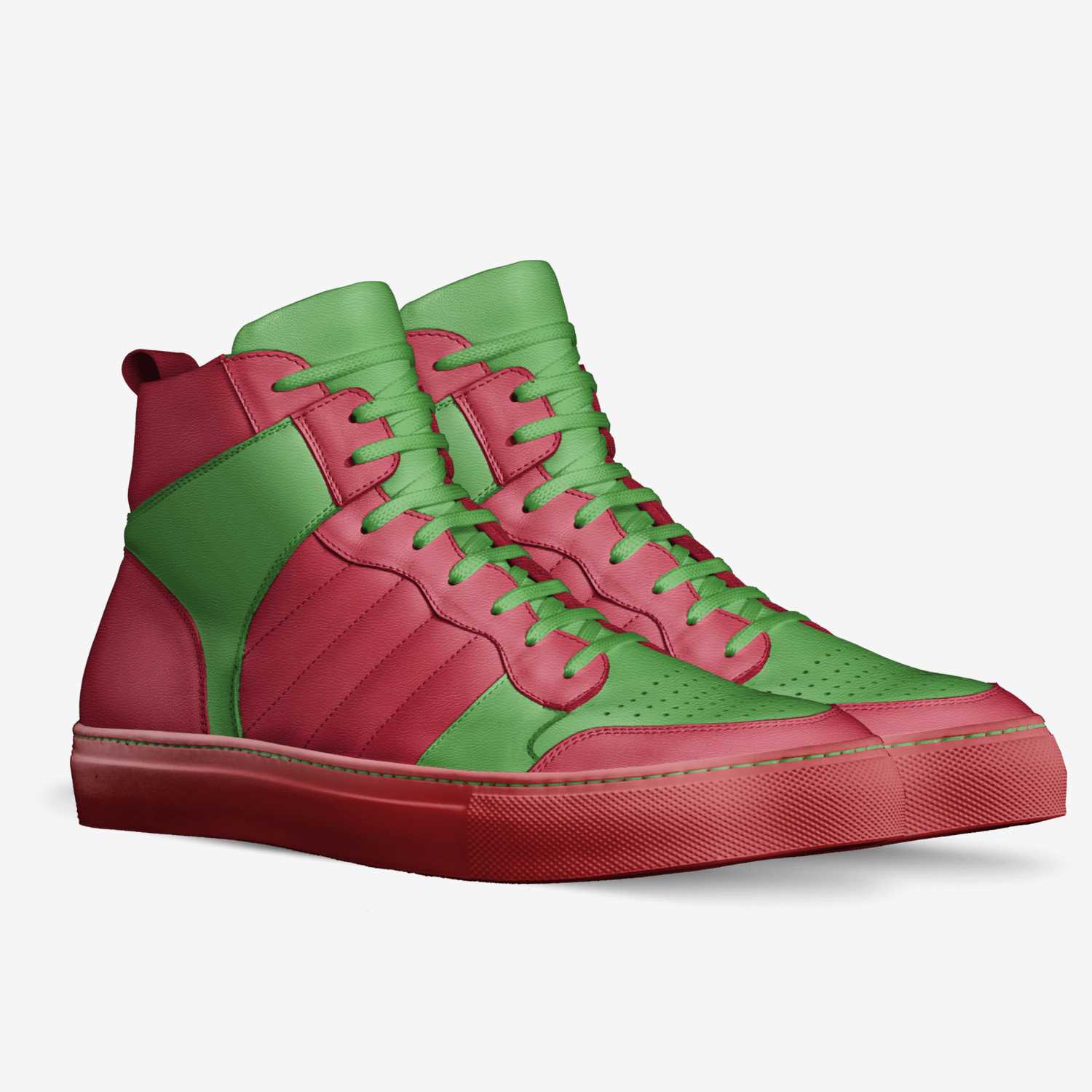 Wyte chocolate custom made in Italy shoes by Brandon Durham | Double view