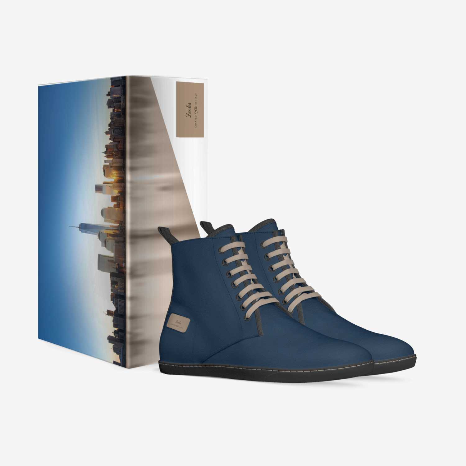 Zonks custom made in Italy shoes by Ezsimon Mcphail | Box view
