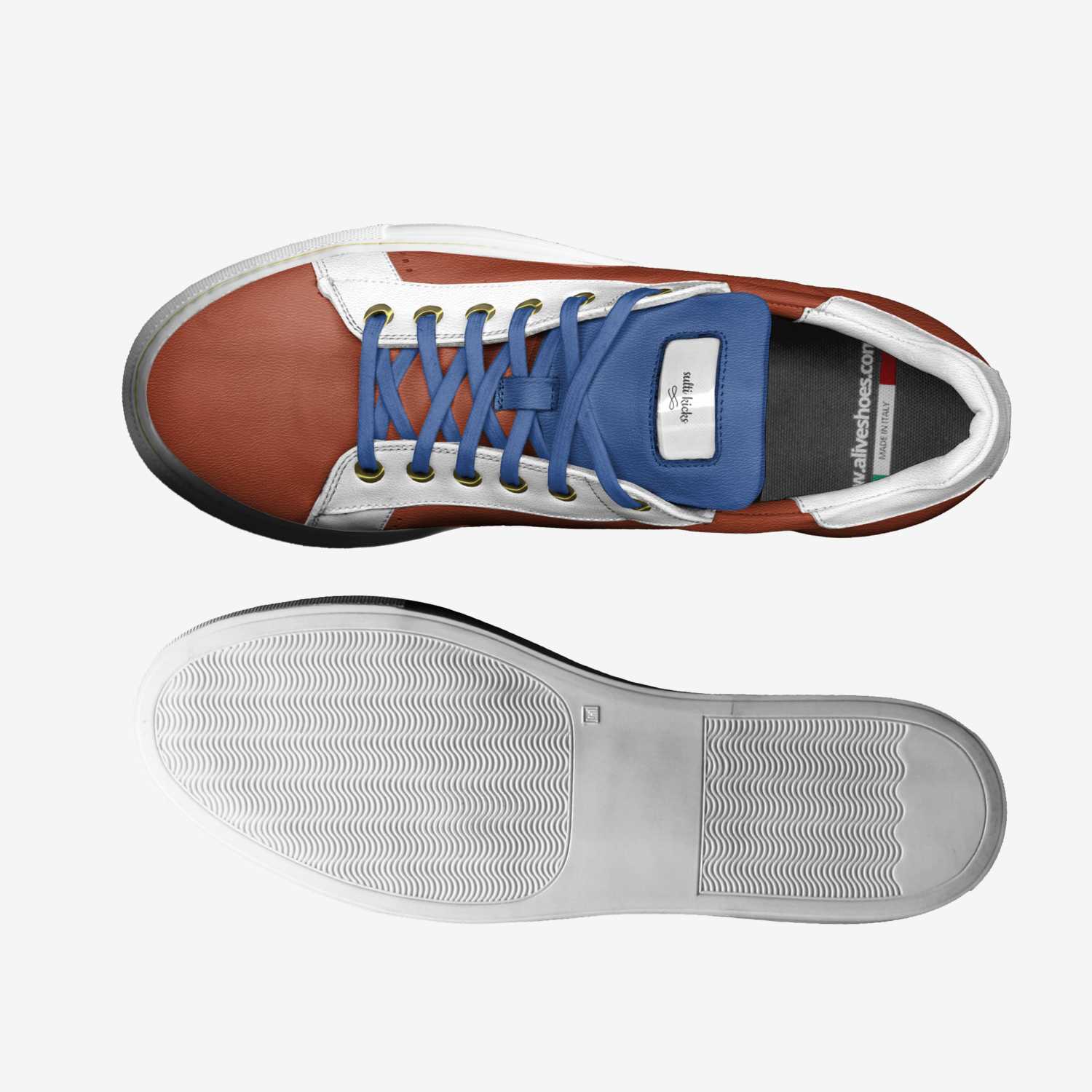 sulti kicks custom made in Italy shoes by Sultan Alshehri | Top view